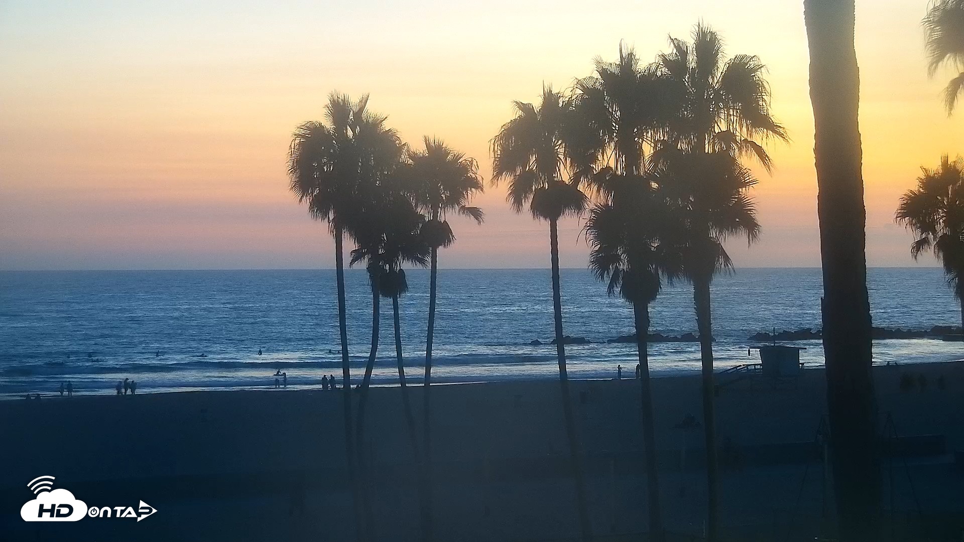 Snapshot of Venice Beach Live Surf Cam taken Aug 21, 2026, 7:58pm PDT