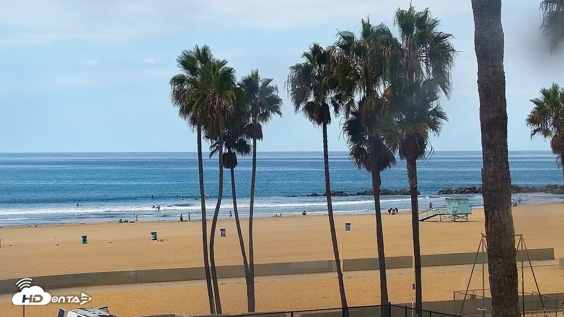 Snapshot of Venice Beach Live Surf Cam taken Sep 21, 2026, 10:35am PDT