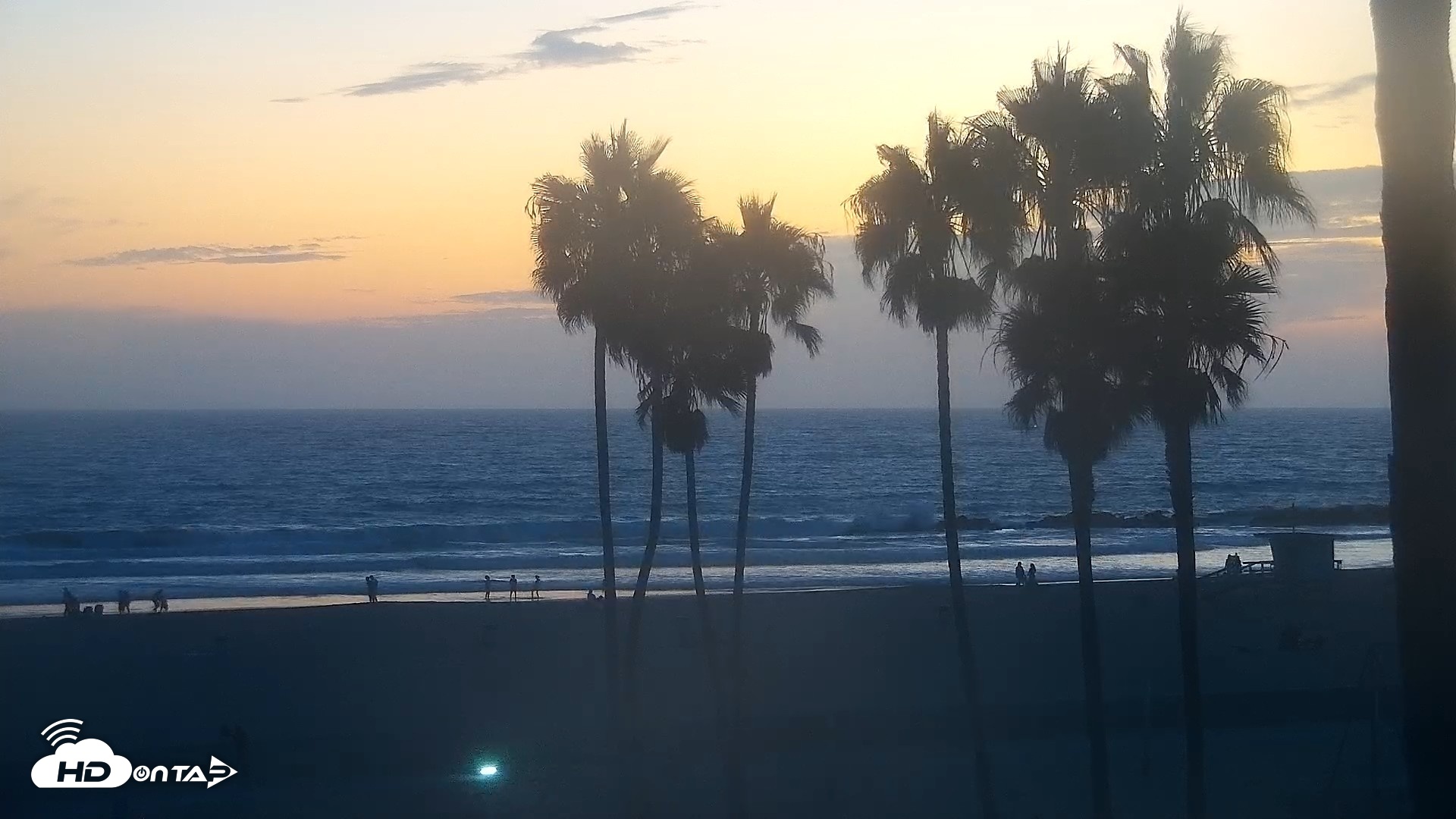 Snapshot of Venice Beach Live Surf Cam taken Aug 29, 2026, 7:48pm PDT