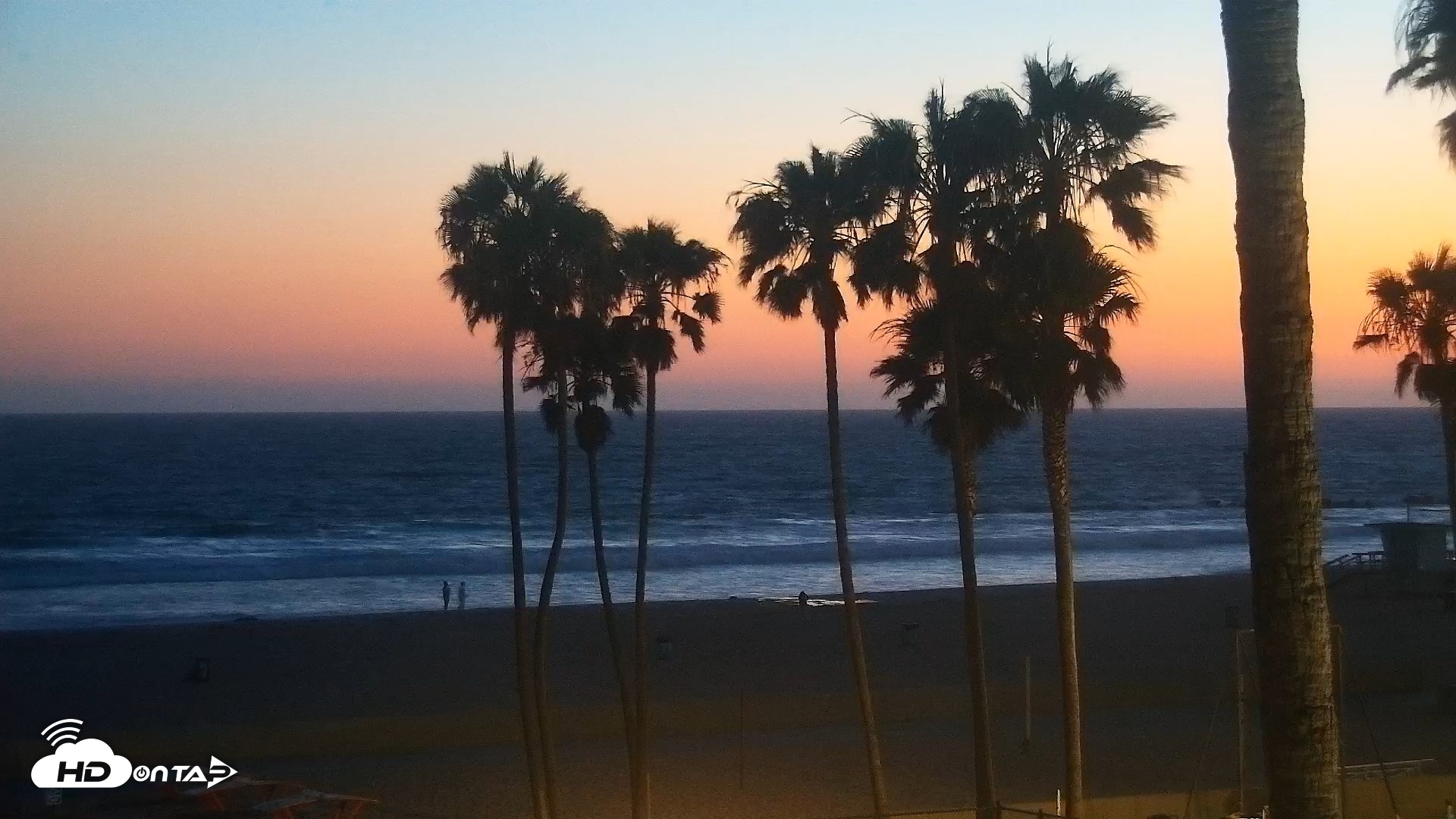 Snapshot of Venice Beach Live Surf Cam taken Jun 14, 2026, 8:42pm PDT