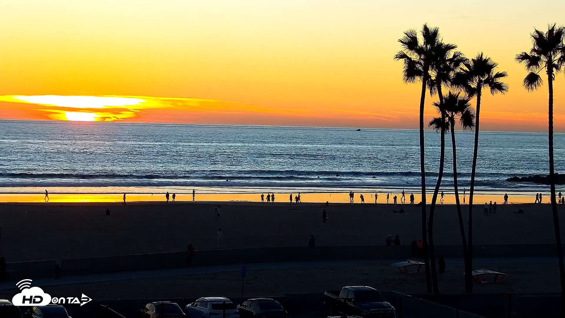 Snapshot of Venice Beach Live Surf Cam taken Nov 23, 2025, 4:47pm PST