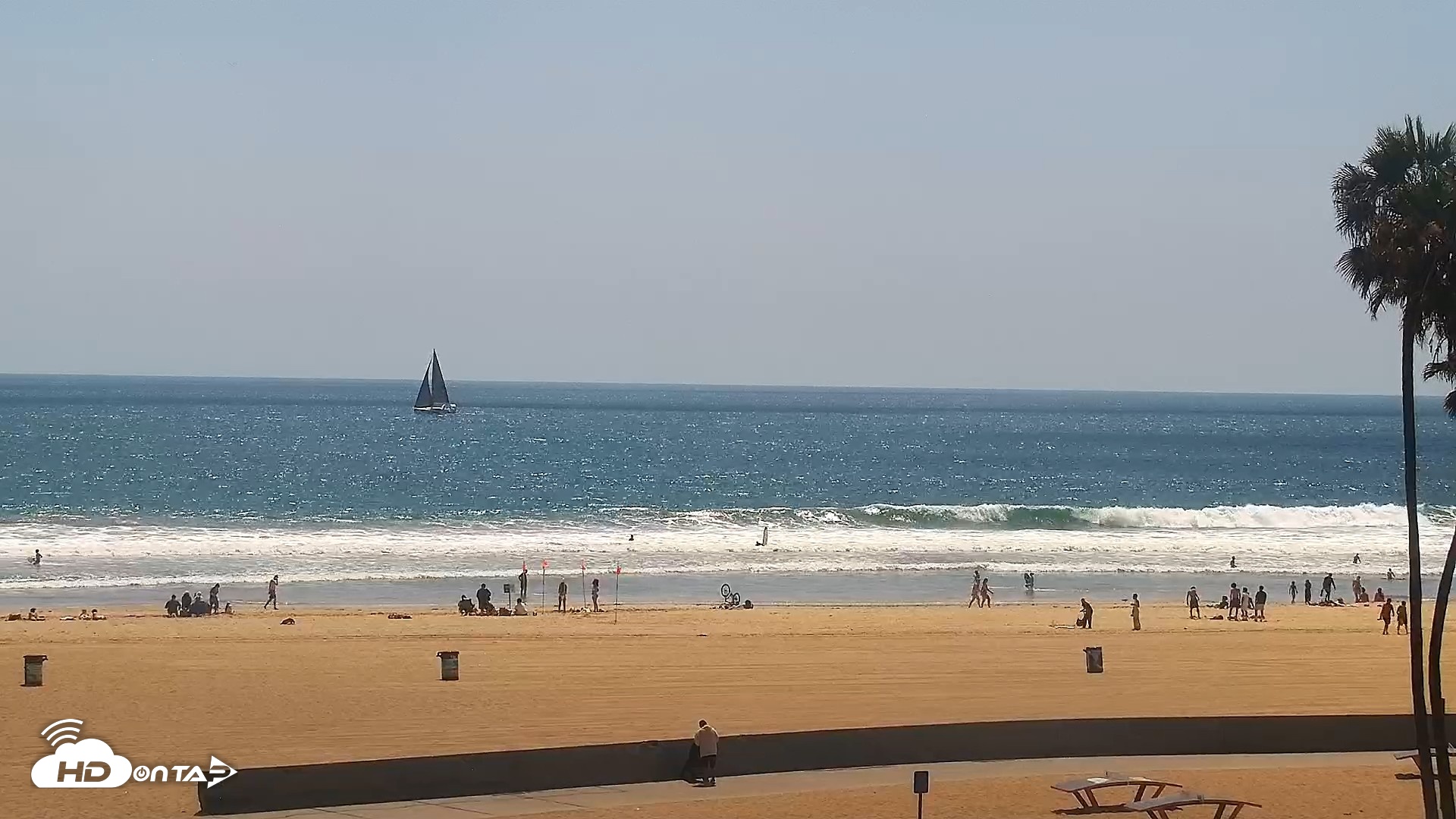 Snapshot of Venice Beach Live Surf Cam taken Jun 23, 2026, 2:45pm PDT