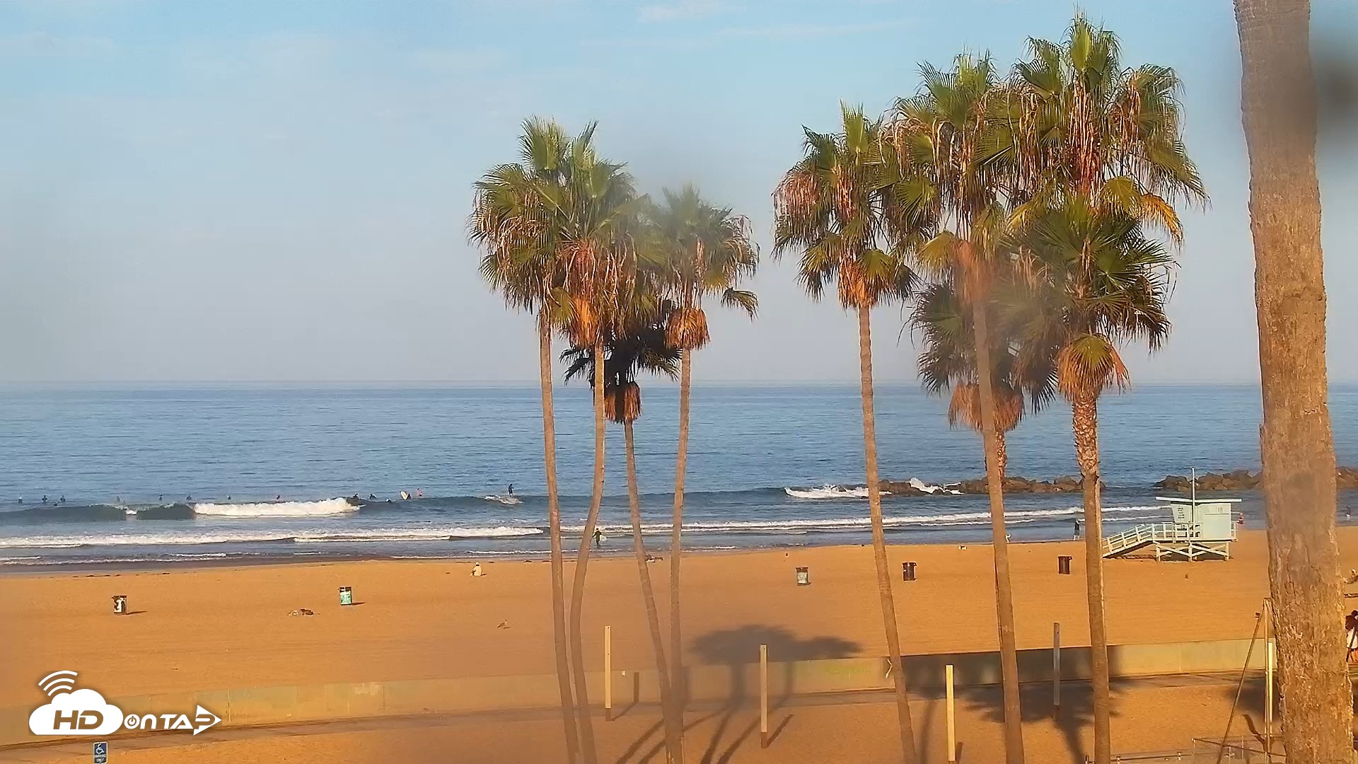 Snapshot of Venice Beach Live Surf Cam taken Aug 25, 2026, 7:37am PDT