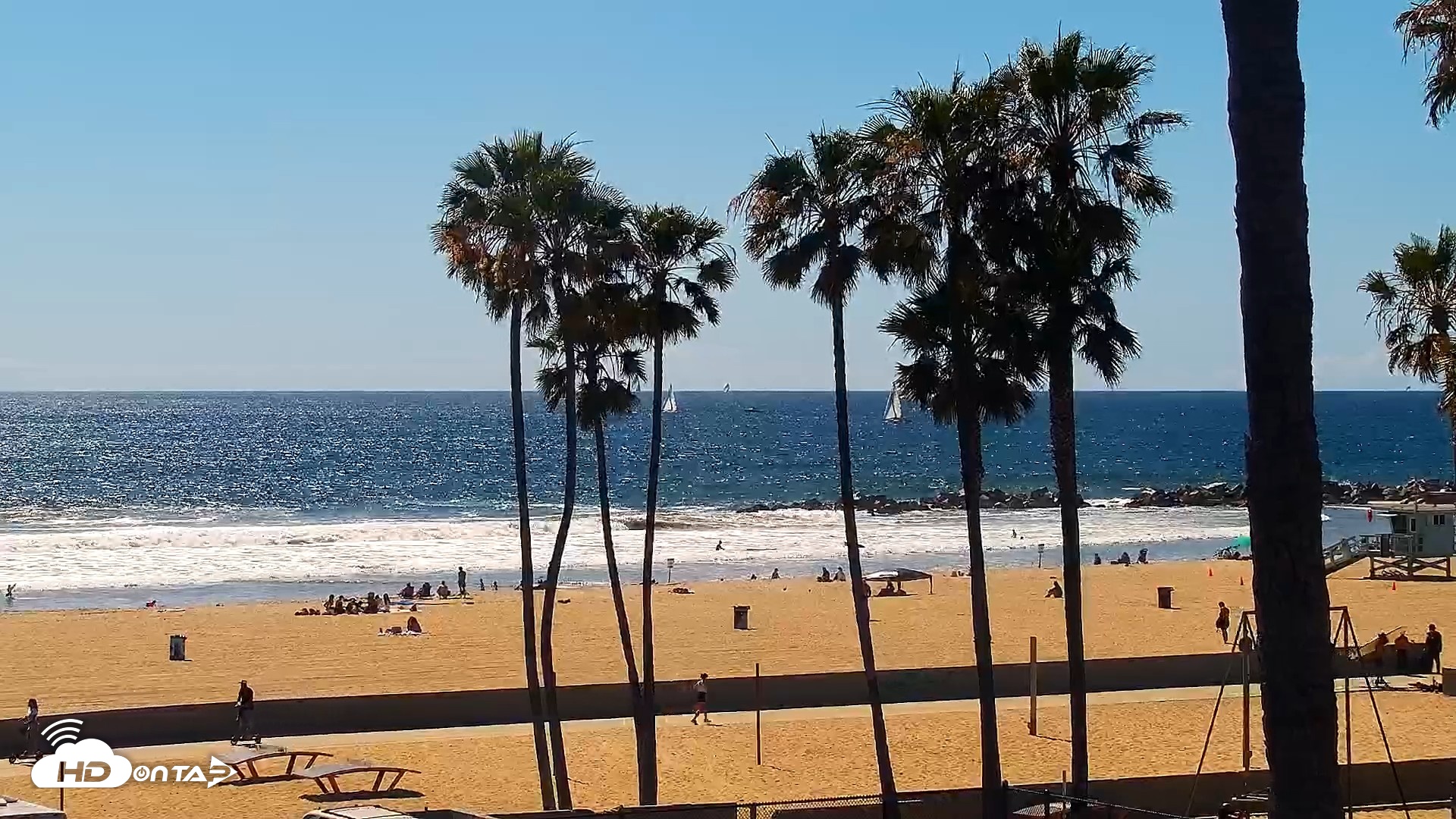 Snapshot of Venice Beach Live Surf Cam taken Apr 11, 2026, 3:03pm PDT