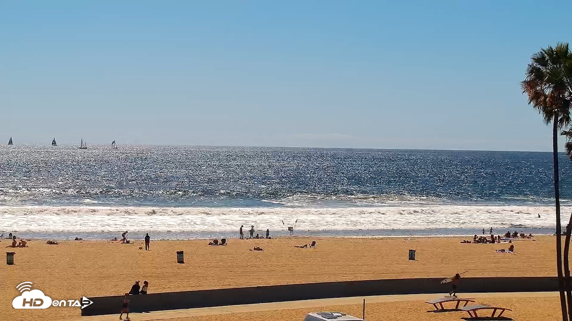 Snapshot of Venice Beach Live Surf Cam taken Apr 11, 2026, 3:02pm PDT