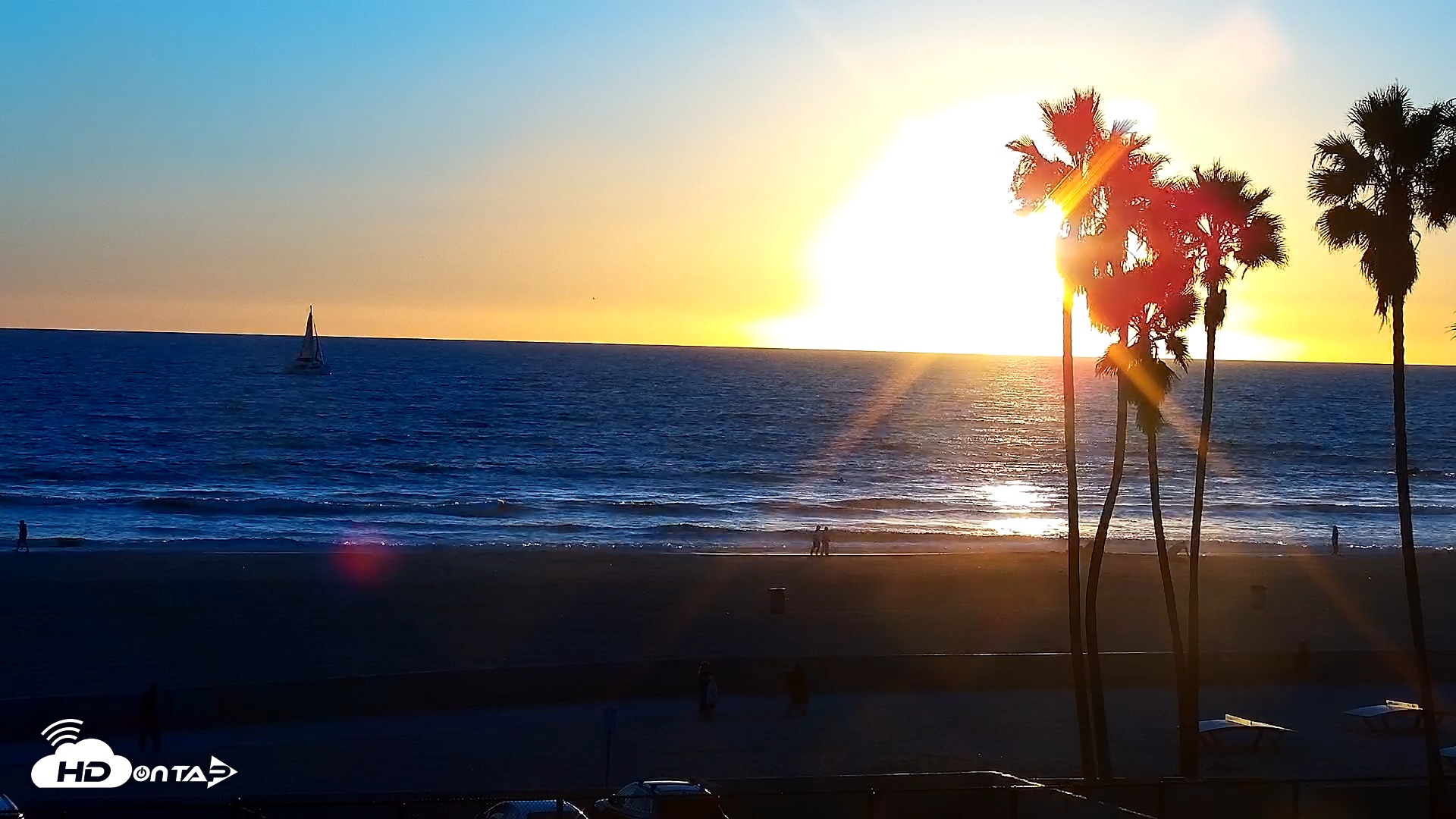 Snapshot of Venice Beach Live Surf Cam taken Oct 15, 2025, 6:09pm PDT