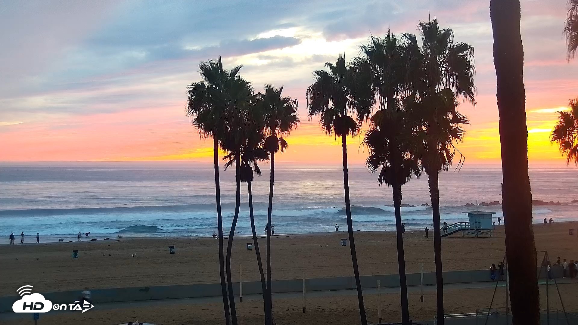 Snapshot of Venice Beach Live Surf Cam taken Sep 6, 2026, 7:22pm PDT