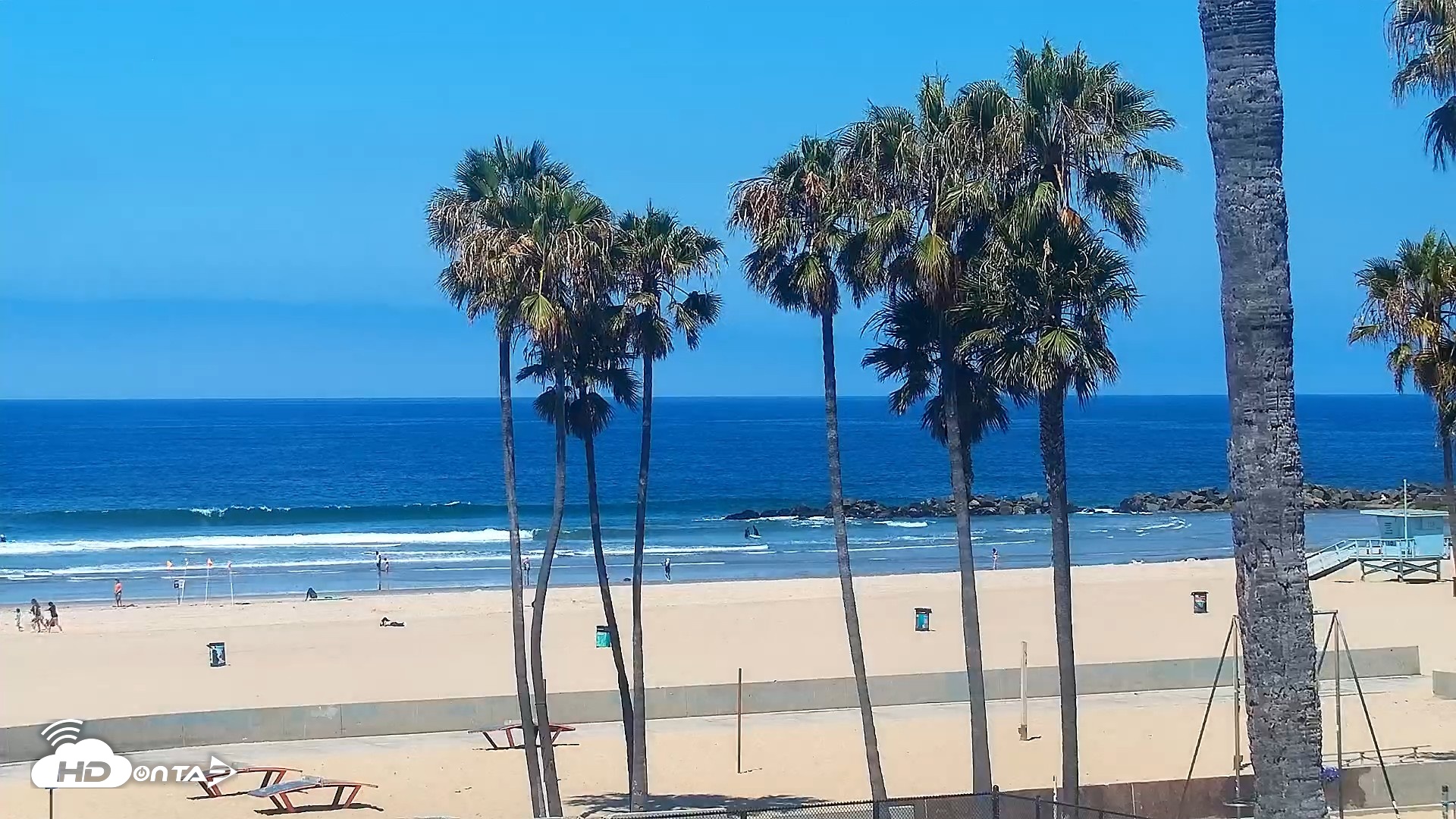 Snapshot of Venice Beach Live Surf Cam taken Jun 22, 2026, 11:00am PDT