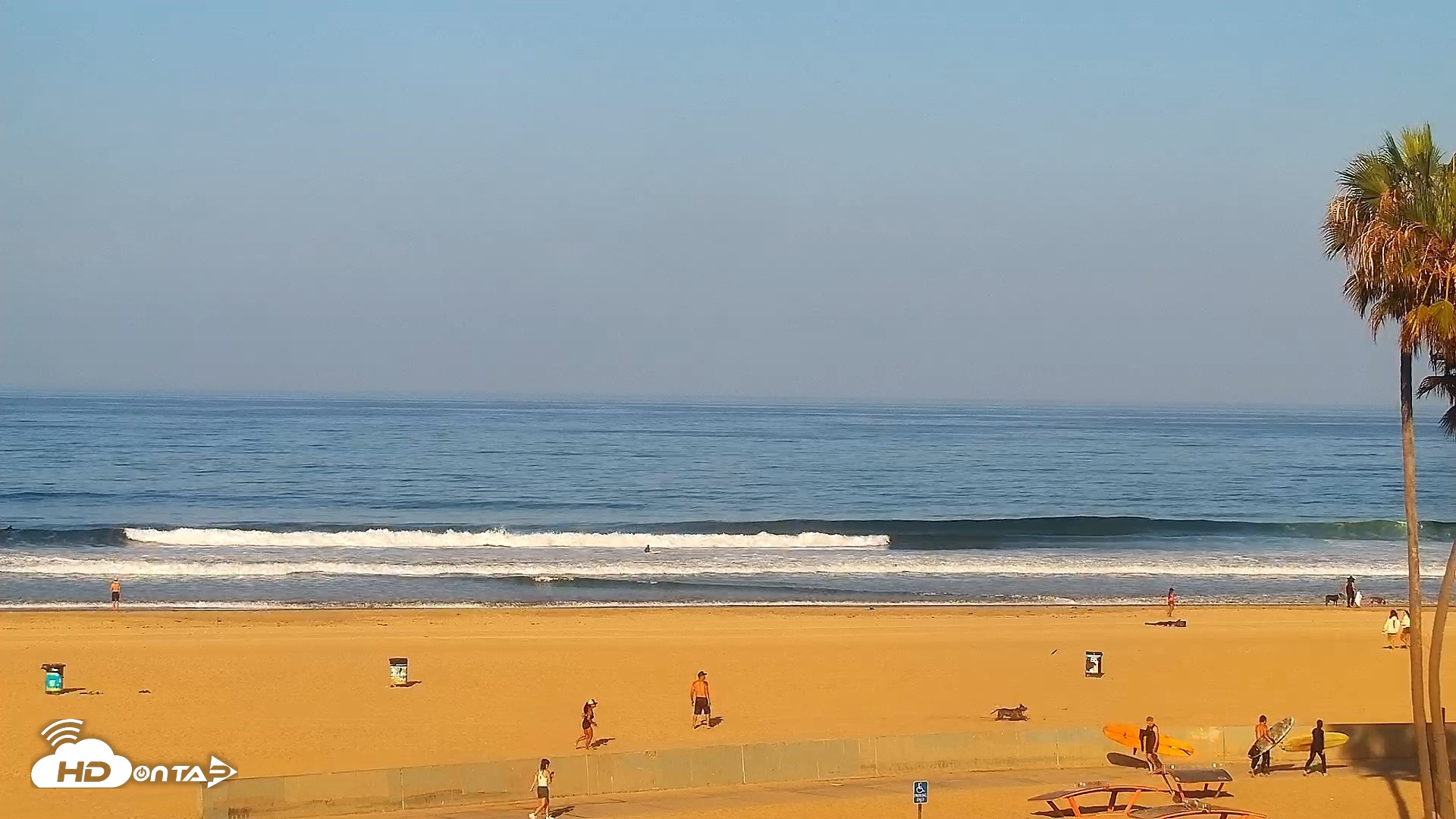 Snapshot of Venice Beach Live Surf Cam taken Jul 9, 2026, 7:57am PDT