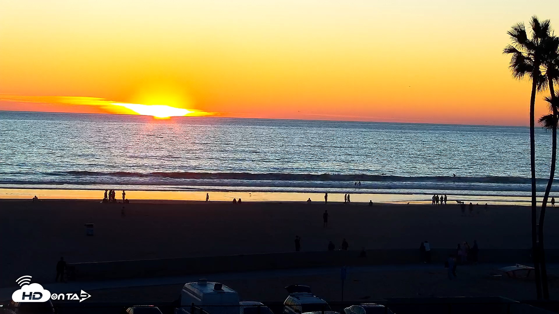 Snapshot of Venice Beach Live Surf Cam taken Nov 25, 2025, 4:47pm PST