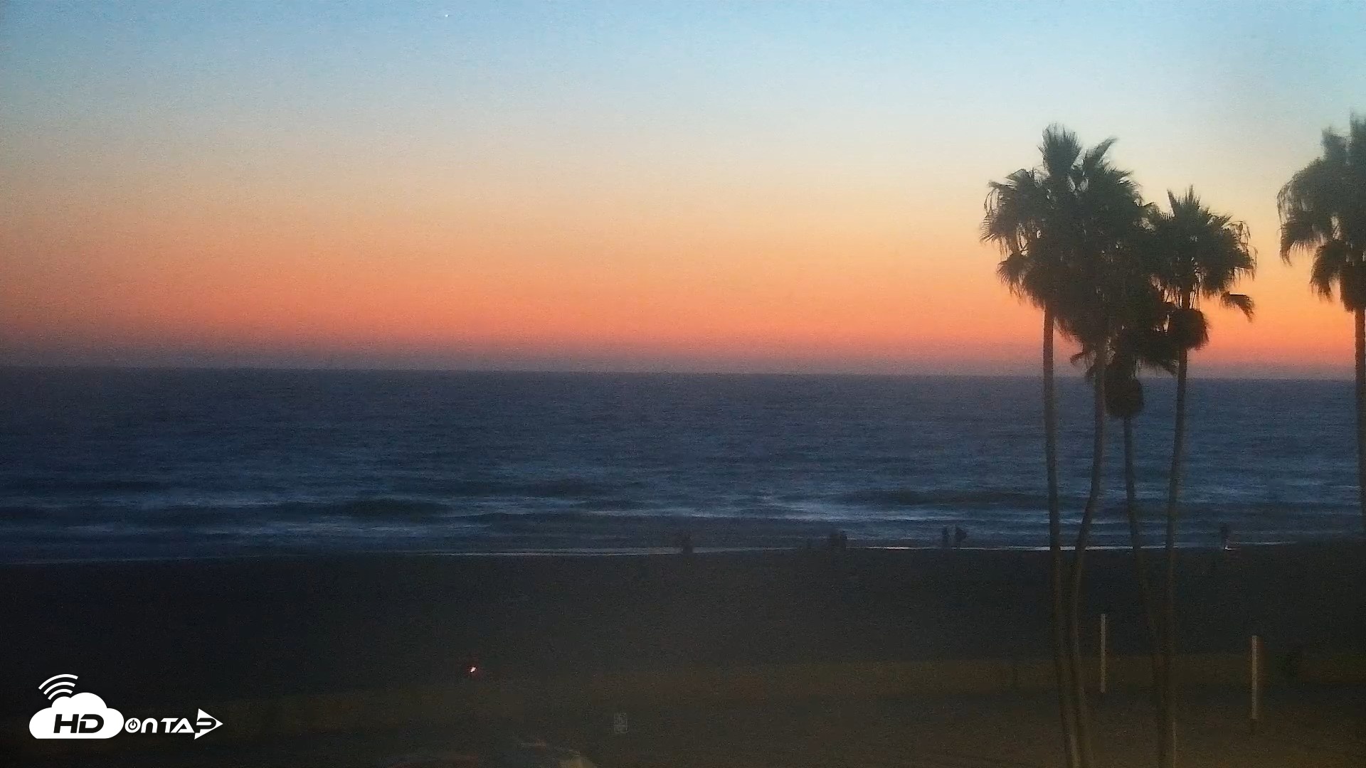 Snapshot of Venice Beach Live Surf Cam taken Aug 24, 2026, 8:07pm PDT