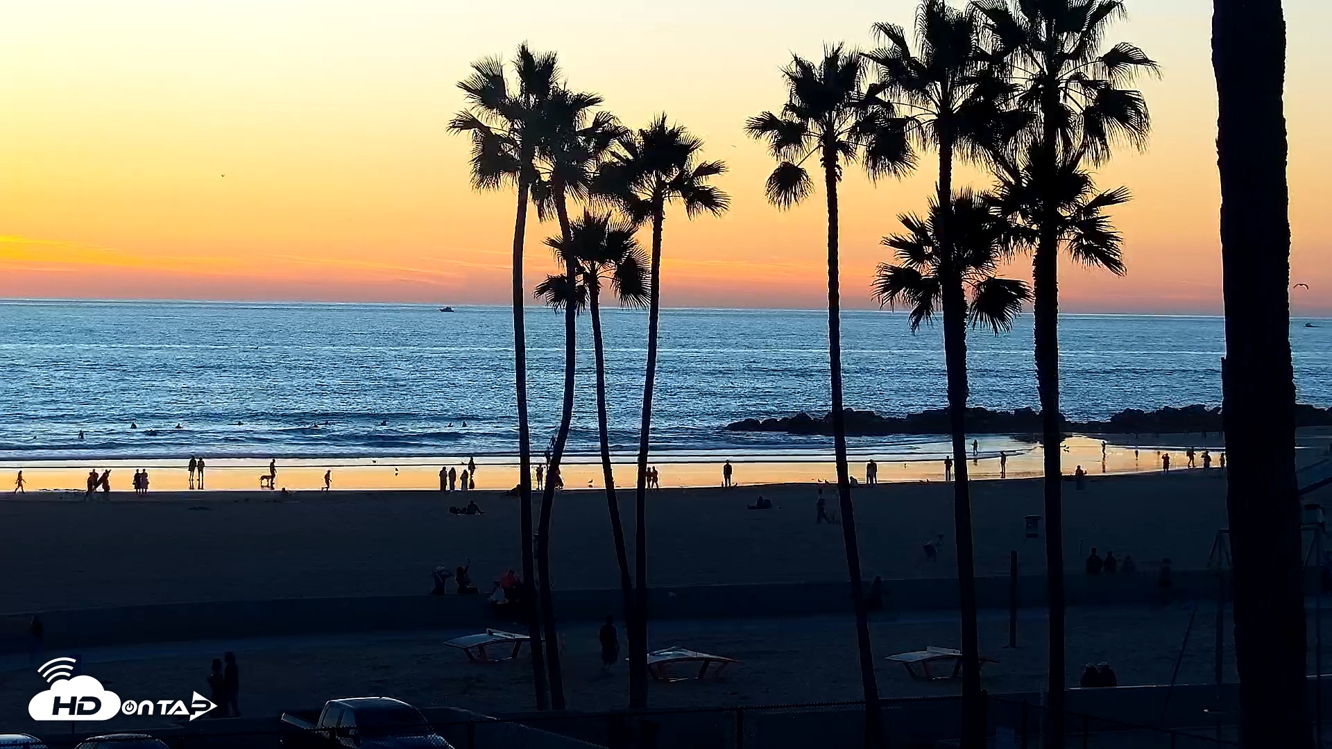 Snapshot of Venice Beach Live Surf Cam taken Nov 23, 2025, 4:47pm PST