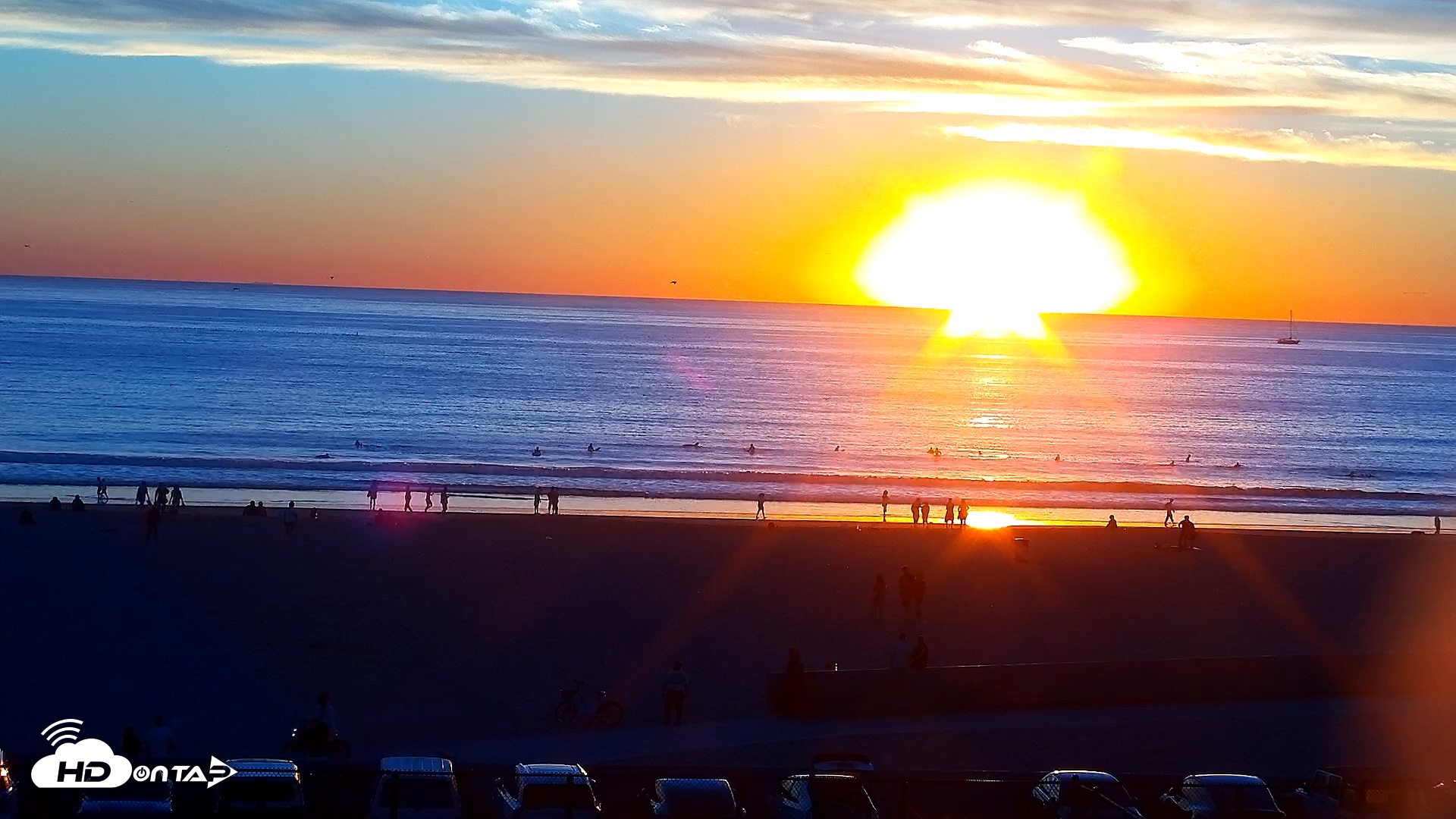 Snapshot of Venice Beach Live Surf Cam taken Jan 16, 2026, 5:07pm PST