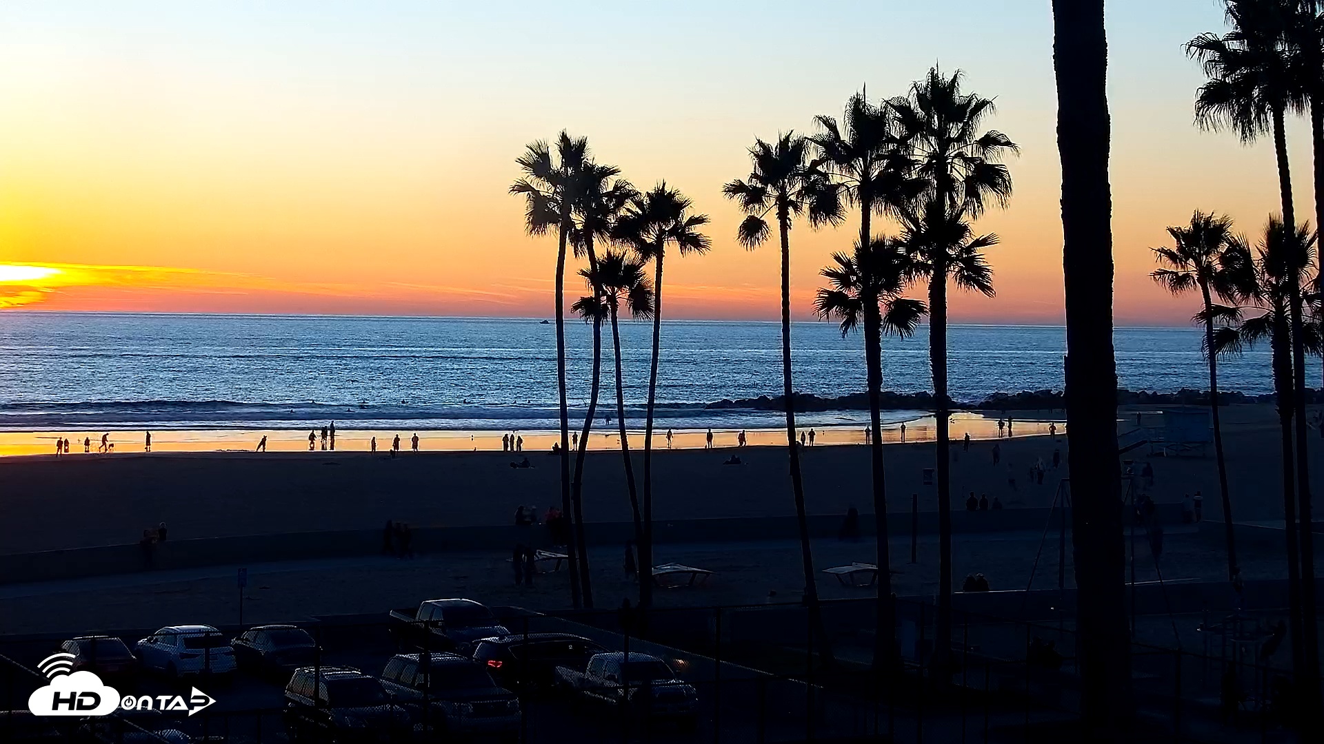 Snapshot of Venice Beach Live Surf Cam taken Nov 23, 2025, 4:46pm PST