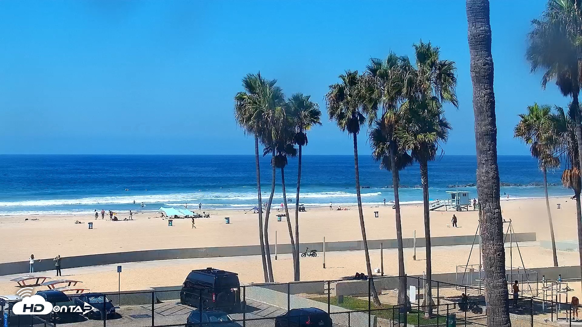 Snapshot of Venice Beach Live Surf Cam taken Sep 11, 2026, 11:07am PDT