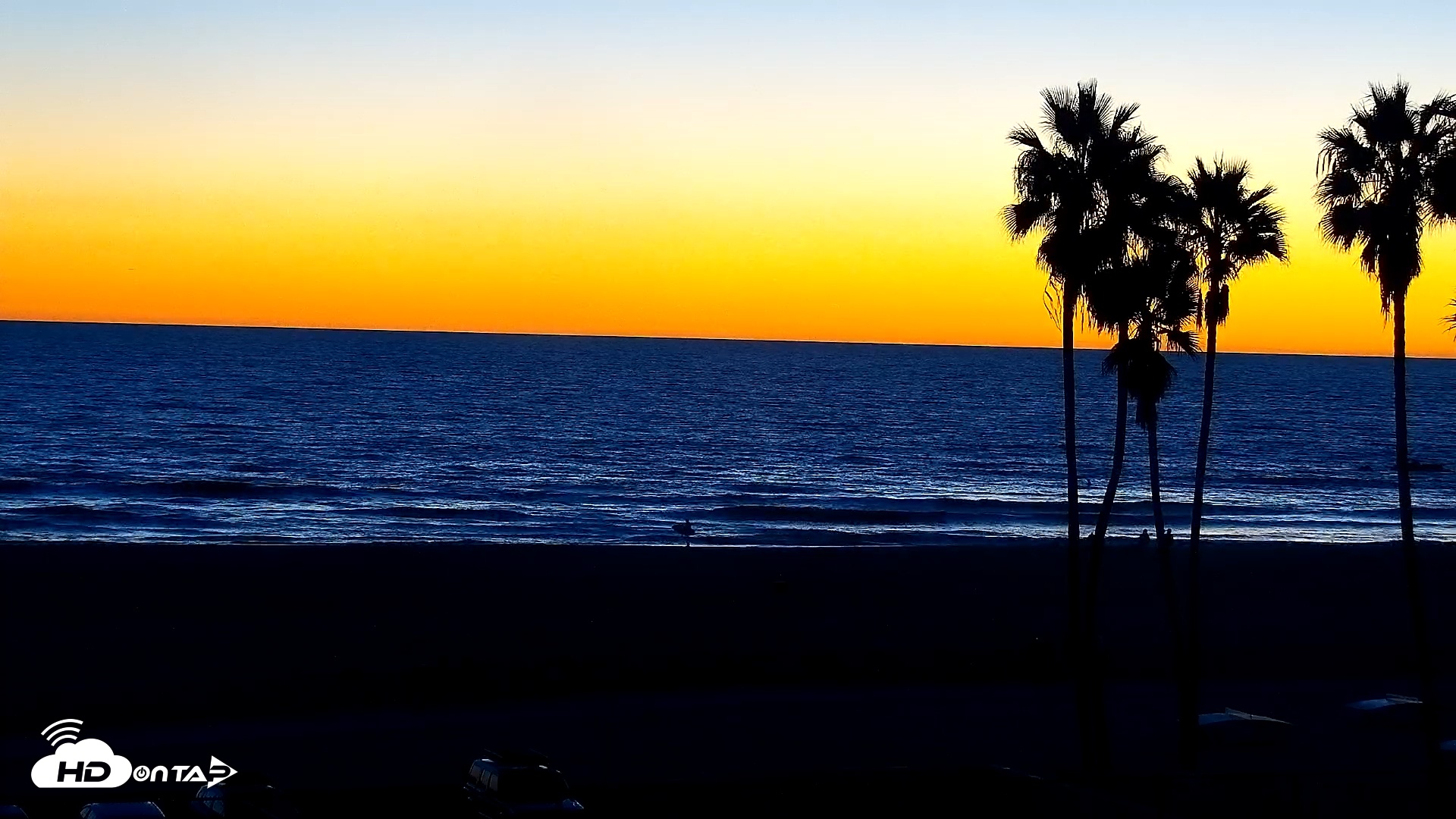 Snapshot of Venice Beach Live Surf Cam taken Oct 16, 2025, 6:44pm PDT