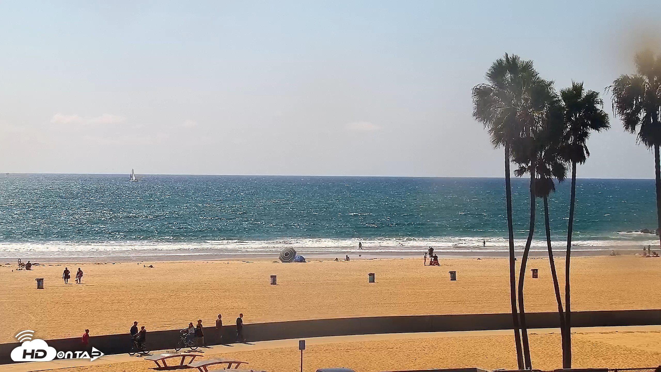 Snapshot of Venice Beach Roaming Live Surf Cam taken Sep 22, 2026, 2:14pm PDT