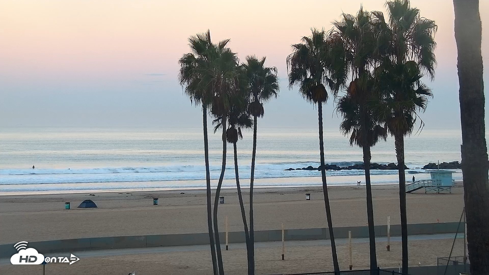 Snapshot of Venice Beach Live Surf Cam taken Sep 10, 2026, 6:37am PDT
