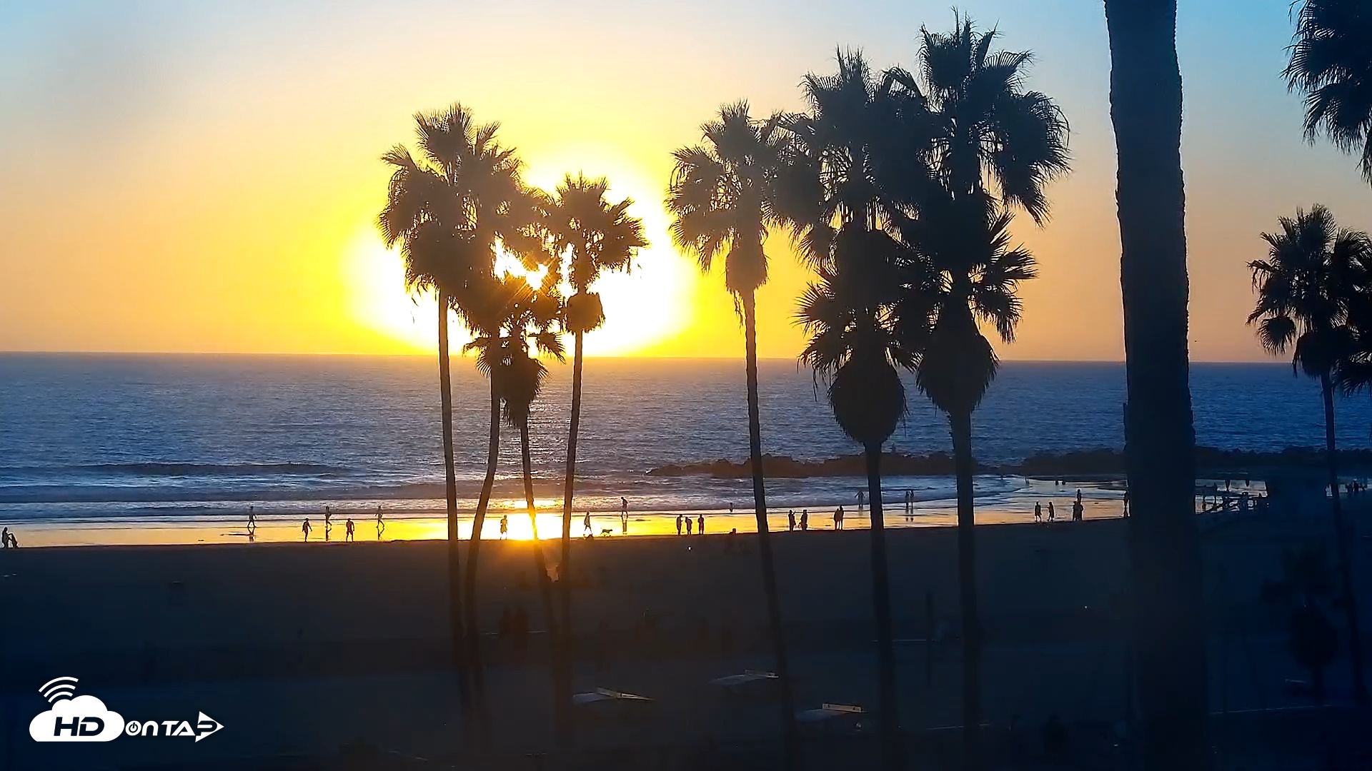 Snapshot of Venice Beach Live Surf Cam taken Oct 11, 2025, 6:16pm PDT