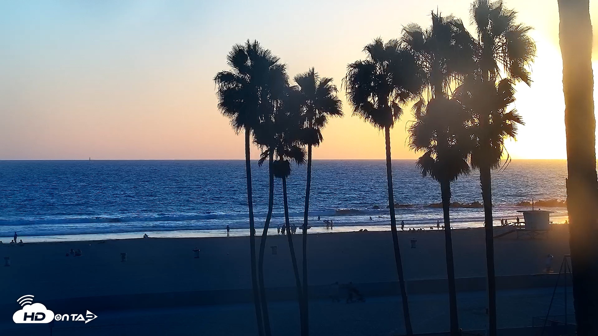 Snapshot of Venice Beach Live Surf Cam taken Sep 18, 2026, 6:45pm PDT