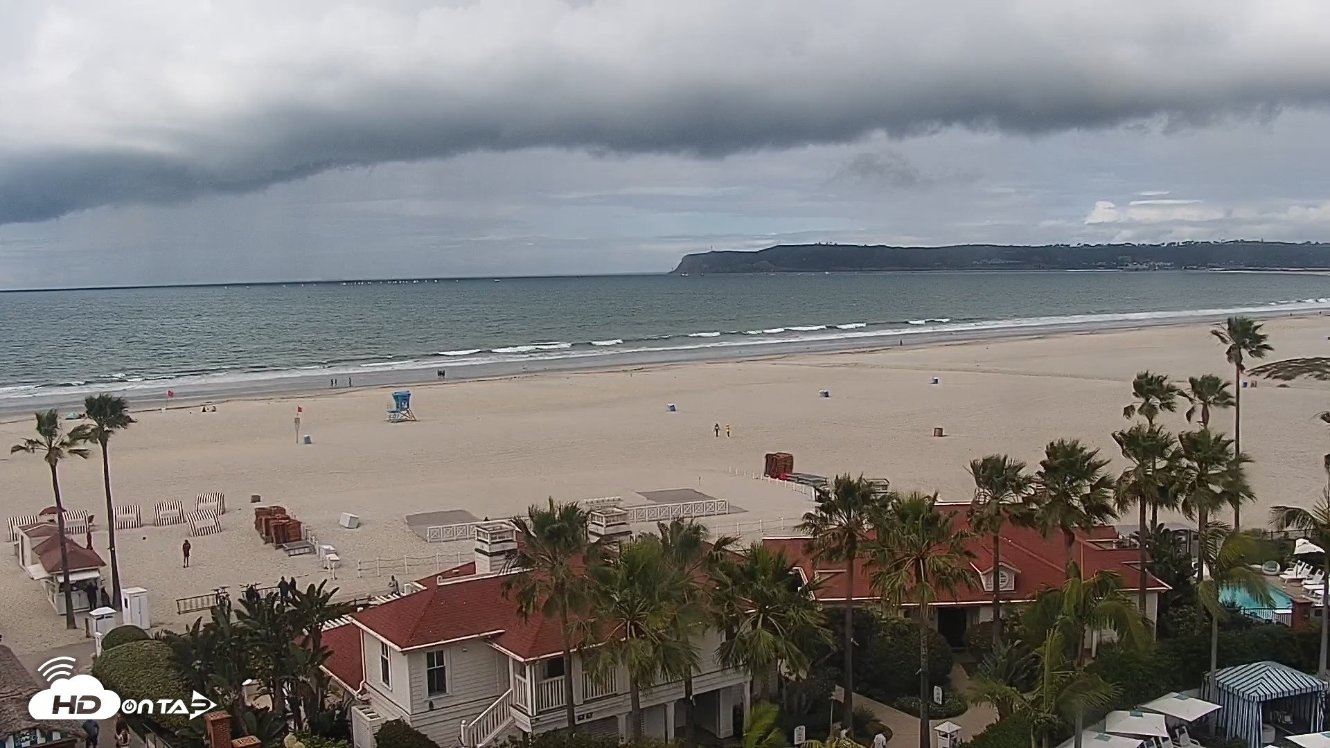 Snapshot of Hotel Del Coronado North Roaming Live Cam taken Apr 12, 2026, 11:47am PDT