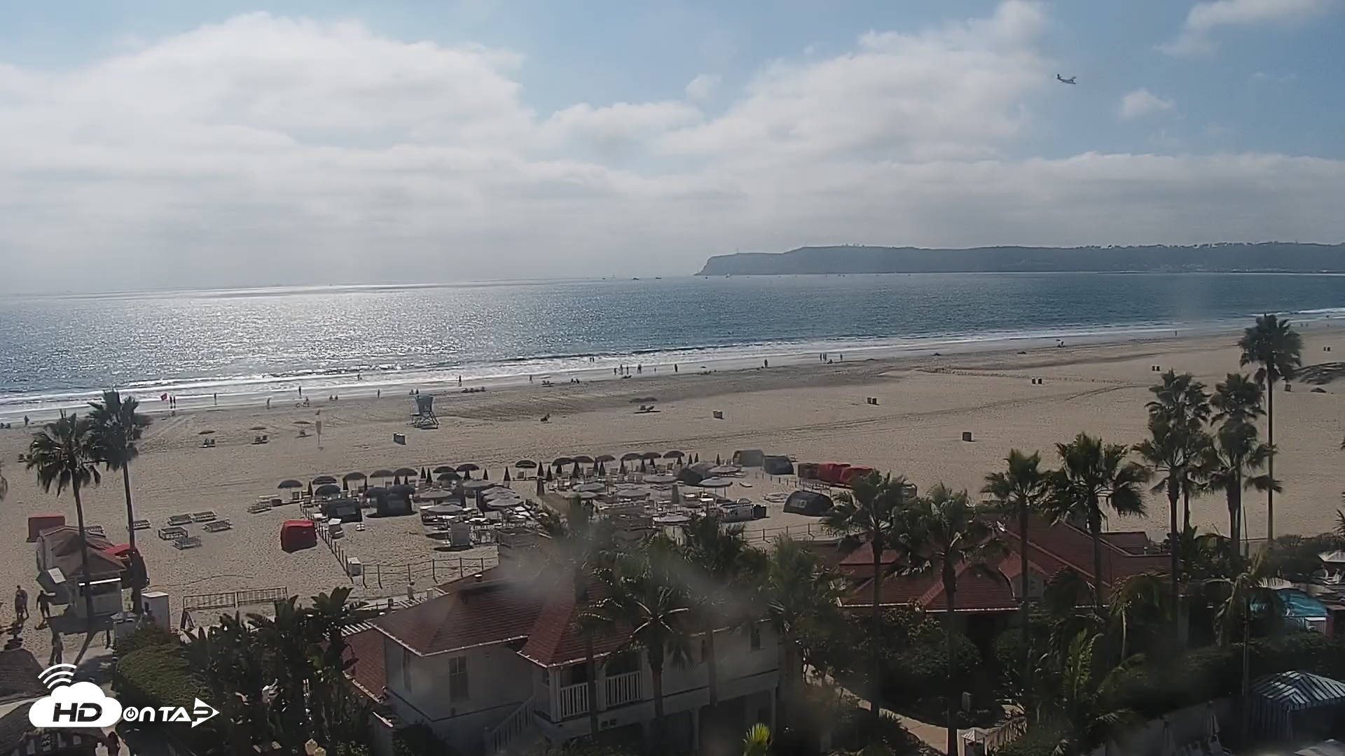 Snapshot of Hotel Del Coronado North Roaming Live Cam taken Sep 23, 2026, 3:08pm PDT