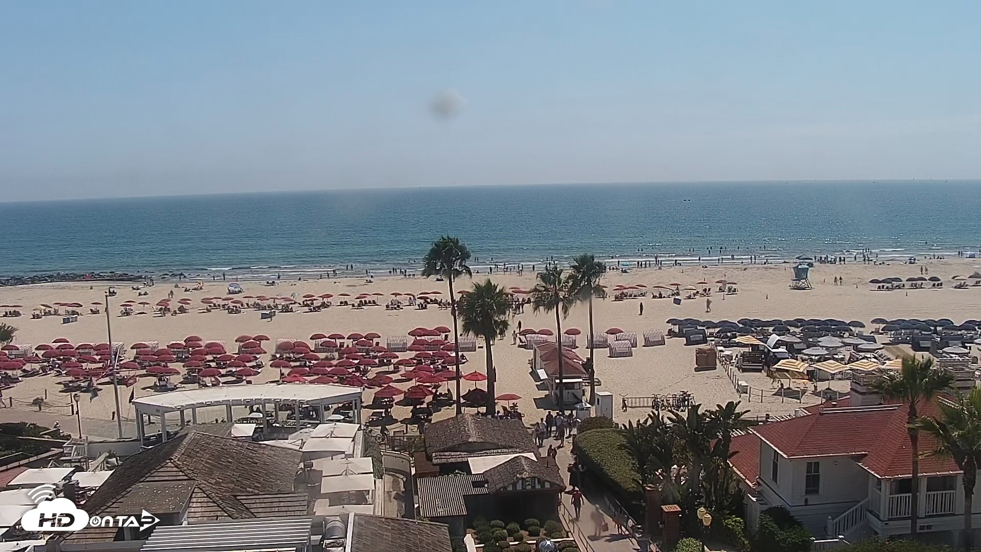 Snapshot of Hotel Del Coronado North Roaming Live Cam taken Aug 9, 2026, 2:48pm PDT