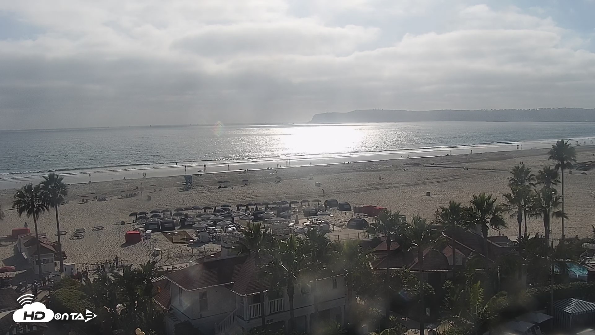 Snapshot of Hotel Del Coronado North Roaming Live Cam taken Sep 12, 2026, 4:37pm PDT