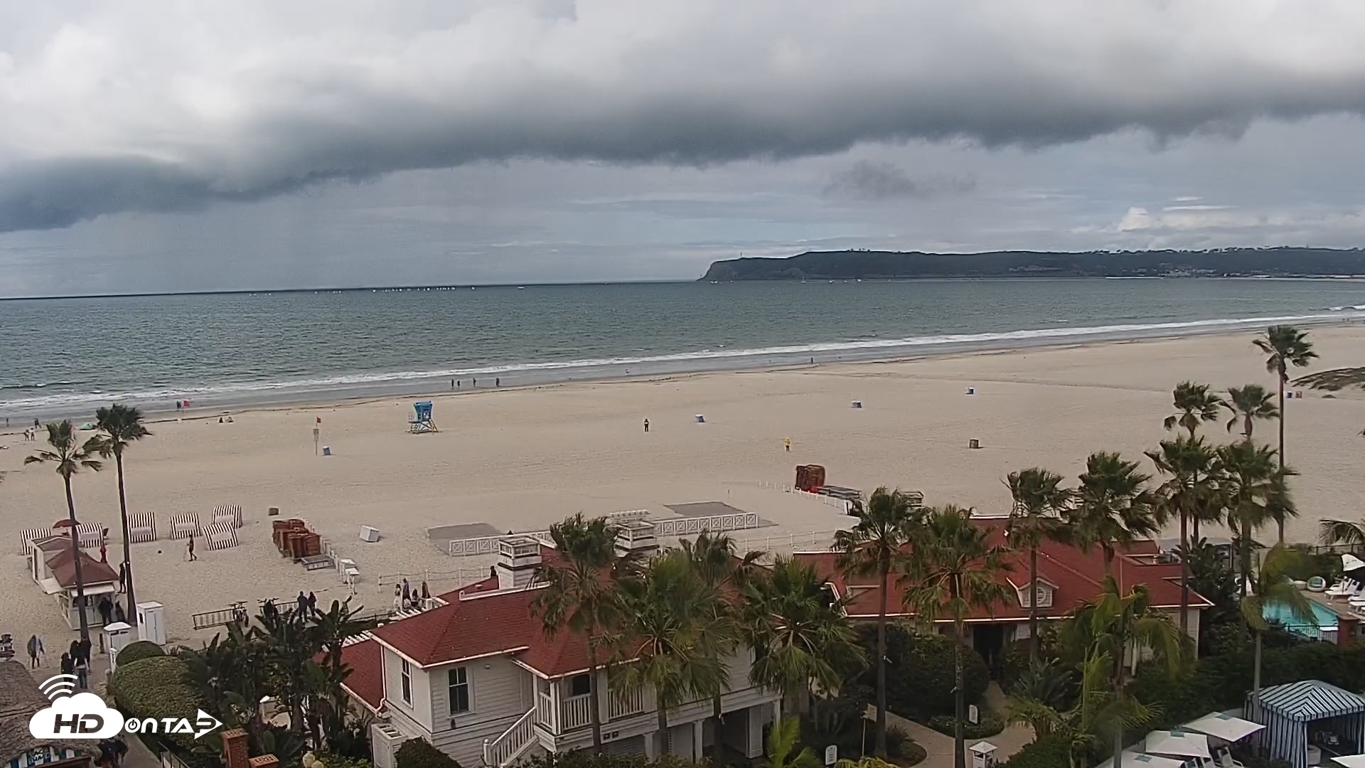 Snapshot of Hotel Del Coronado North Roaming Live Cam taken Apr 12, 2026, 11:47am PDT