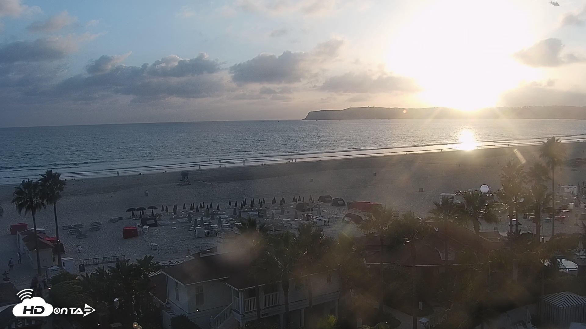 Snapshot of Hotel Del Coronado North Roaming Live Cam taken Sep 16, 2026, 6:32pm PDT