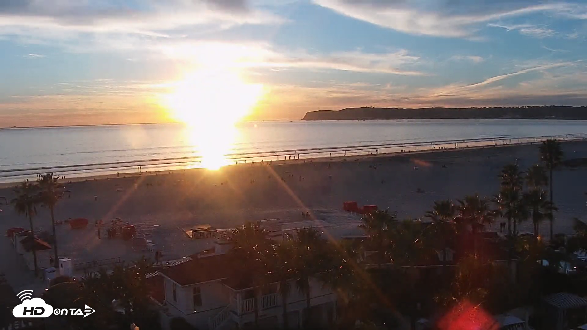 Snapshot of Hotel Del Coronado North Roaming Live Cam taken Jan 17, 2026, 4:55pm PST