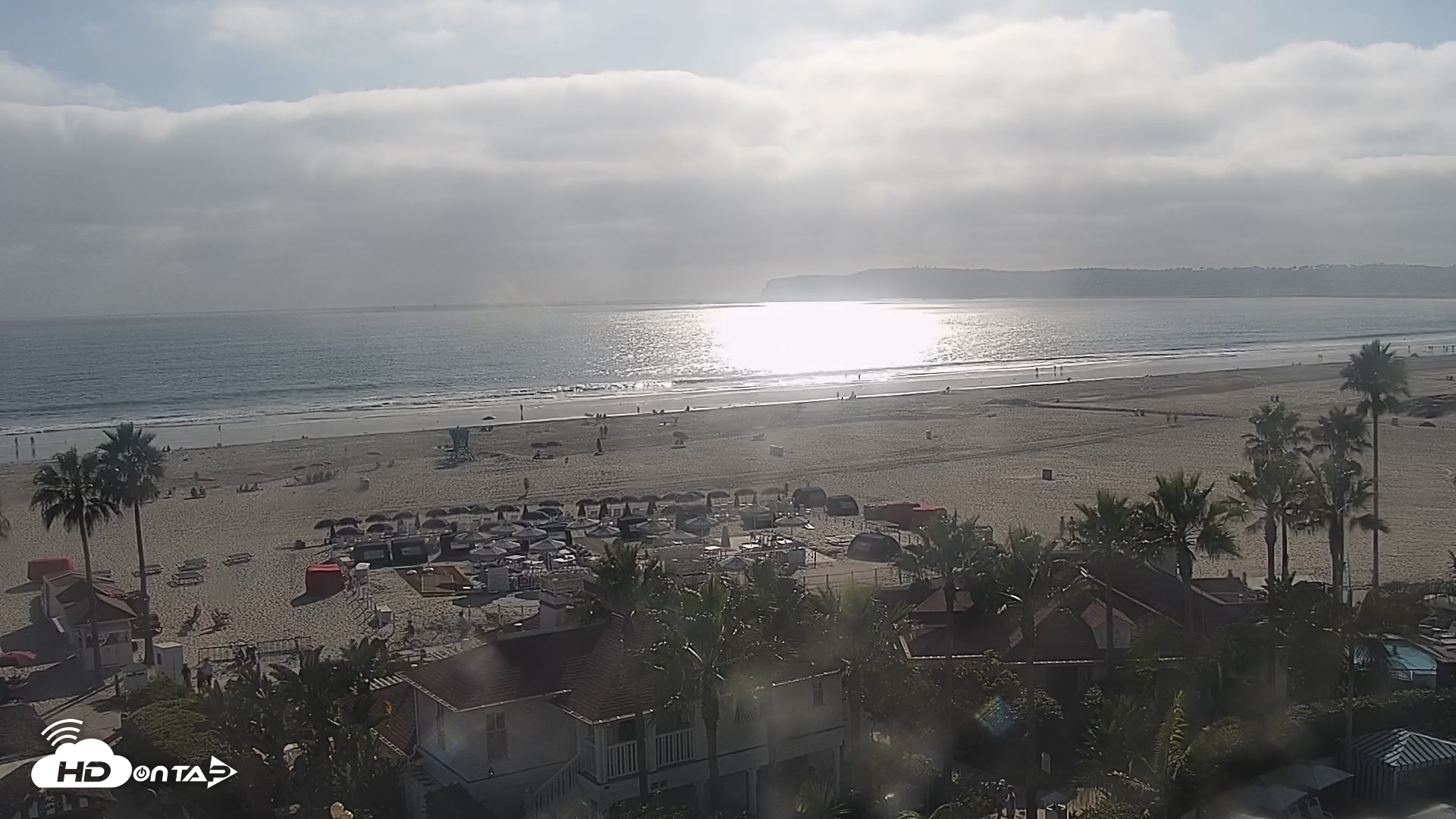 Snapshot of Hotel Del Coronado North Roaming Live Cam taken Sep 12, 2026, 4:49pm PDT
