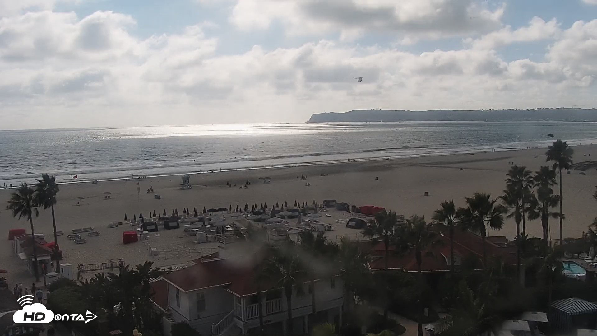 Snapshot of Hotel Del Coronado North Roaming Live Cam taken Sep 22, 2026, 3:55pm PDT