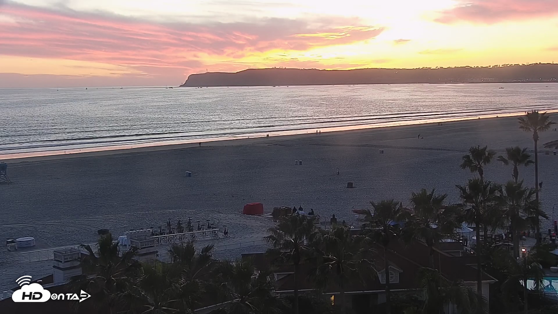 Snapshot of Hotel Del Coronado North Roaming Live Cam taken Mar 3, 2026, 5:59pm PST