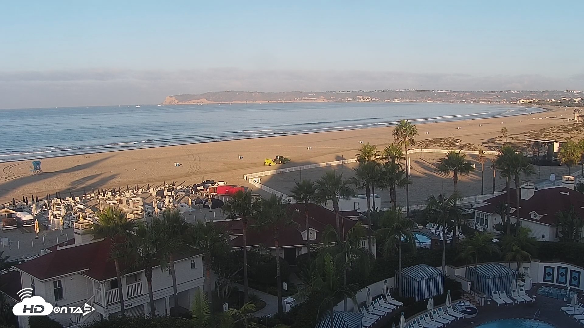Snapshot of Hotel Del Coronado North Roaming Live Cam taken Sep 3, 2026, 7:09am PDT