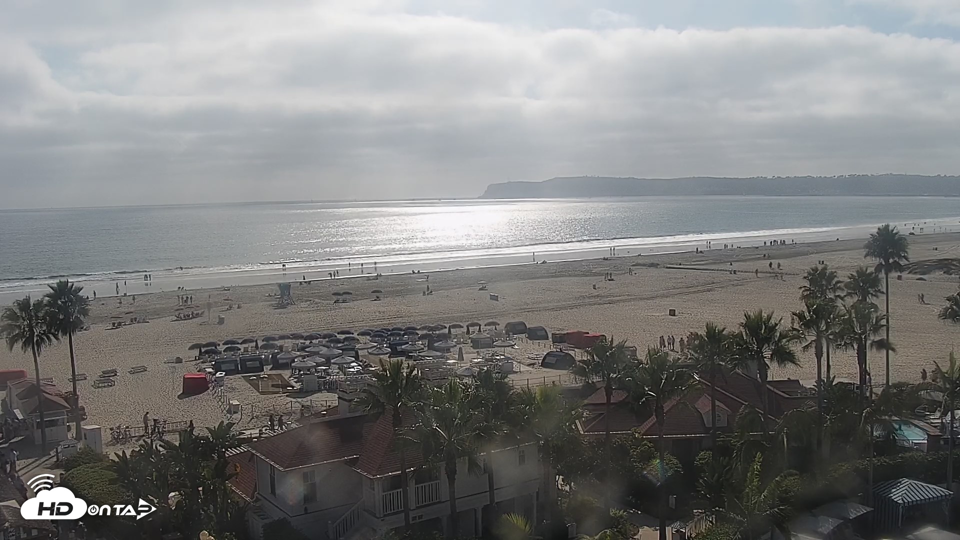 Snapshot of Hotel Del Coronado North Roaming Live Cam taken Sep 12, 2026, 4:20pm PDT