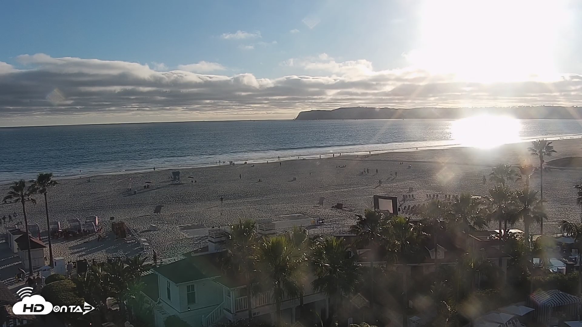 Snapshot of Hotel Del Coronado North Roaming Live Cam taken Apr 10, 2026, 6:23pm PDT