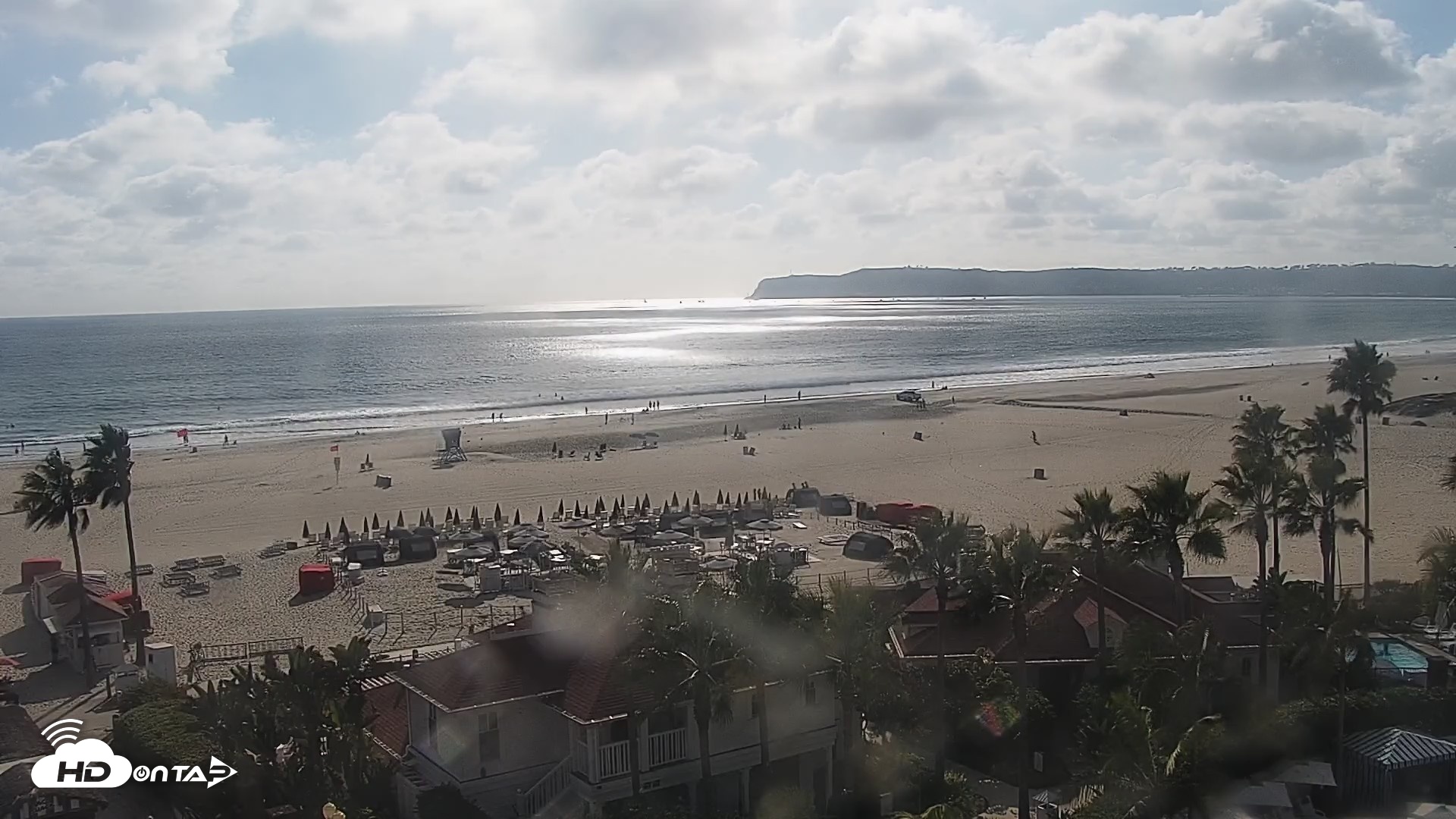 Snapshot of Hotel Del Coronado North Roaming Live Cam taken Sep 22, 2026, 4:33pm PDT
