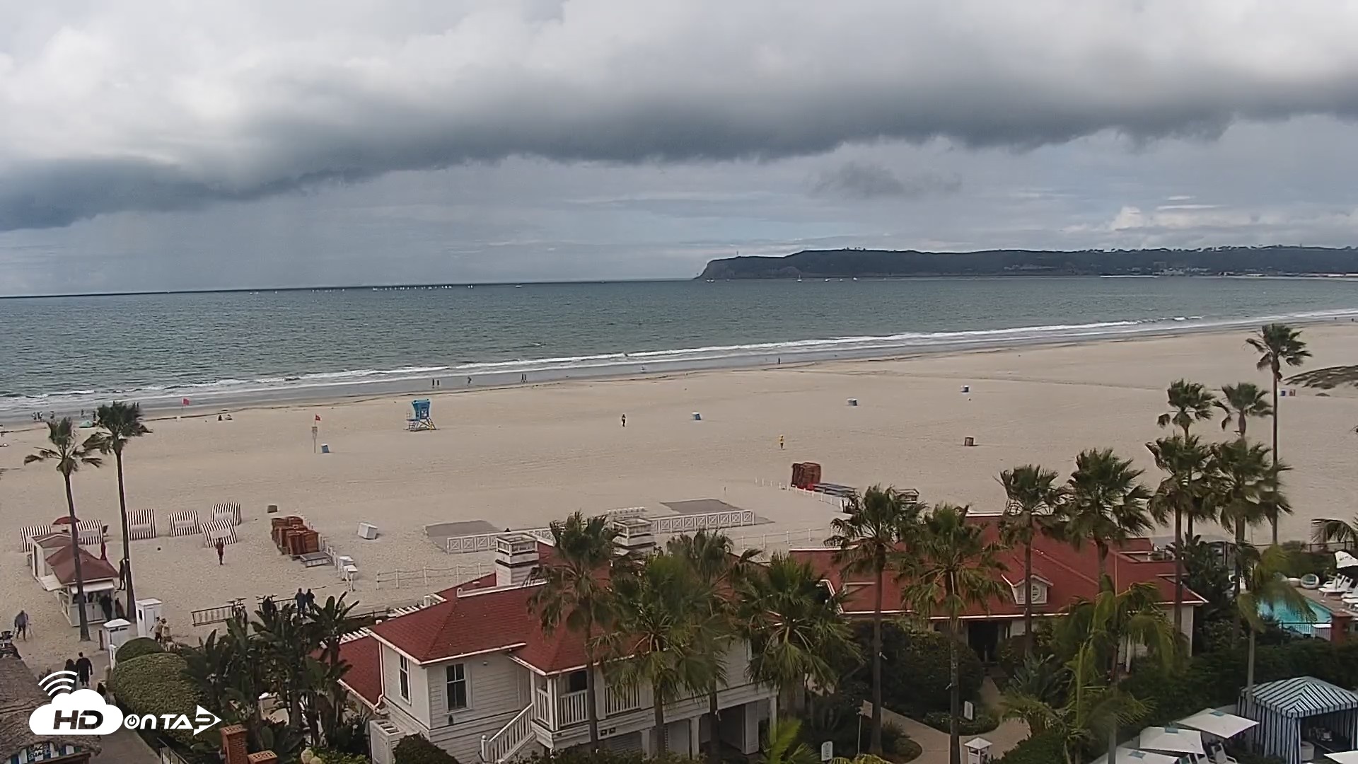 Snapshot of Hotel Del Coronado North Roaming Live Cam taken Apr 12, 2026, 11:46am PDT