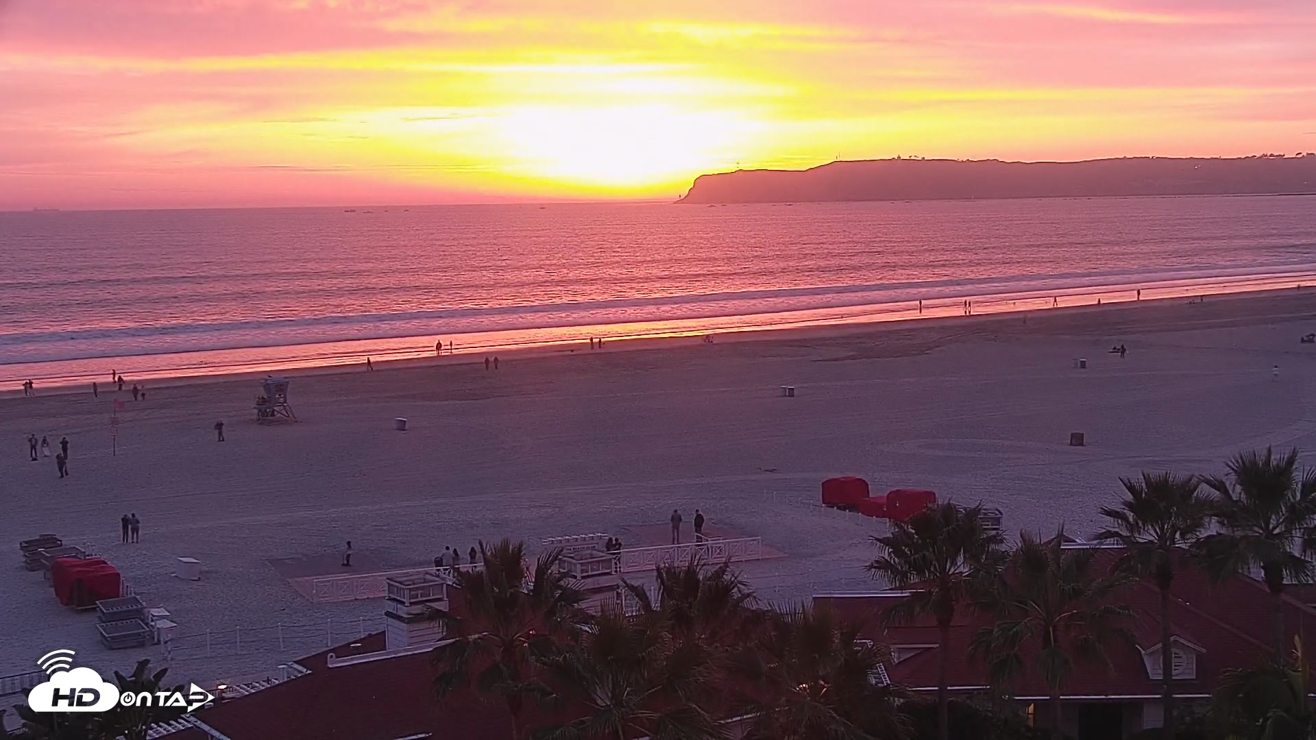 Snapshot of Hotel Del Coronado North Roaming Live Cam taken Feb 5, 2026, 5:27pm PST
