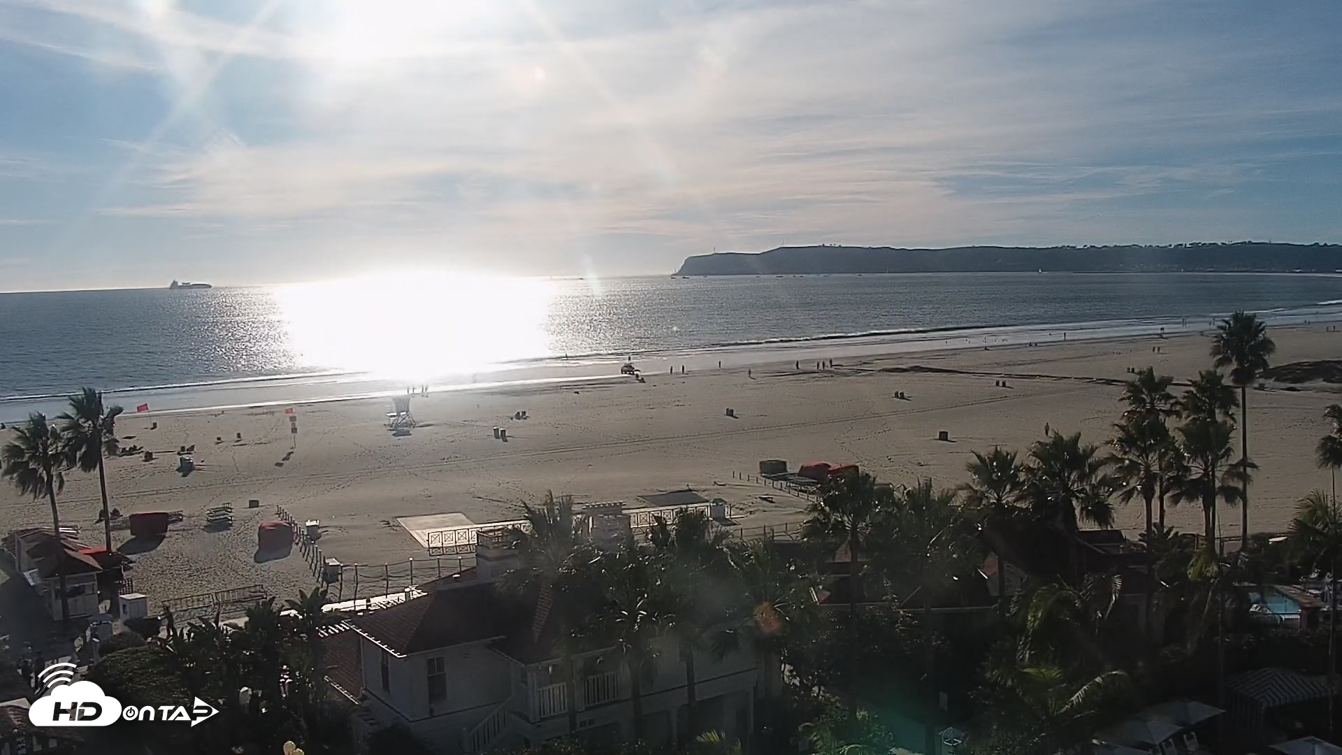 Snapshot of Hotel Del Coronado North Roaming Live Cam taken Oct 25, 2026, 4:30pm PDT