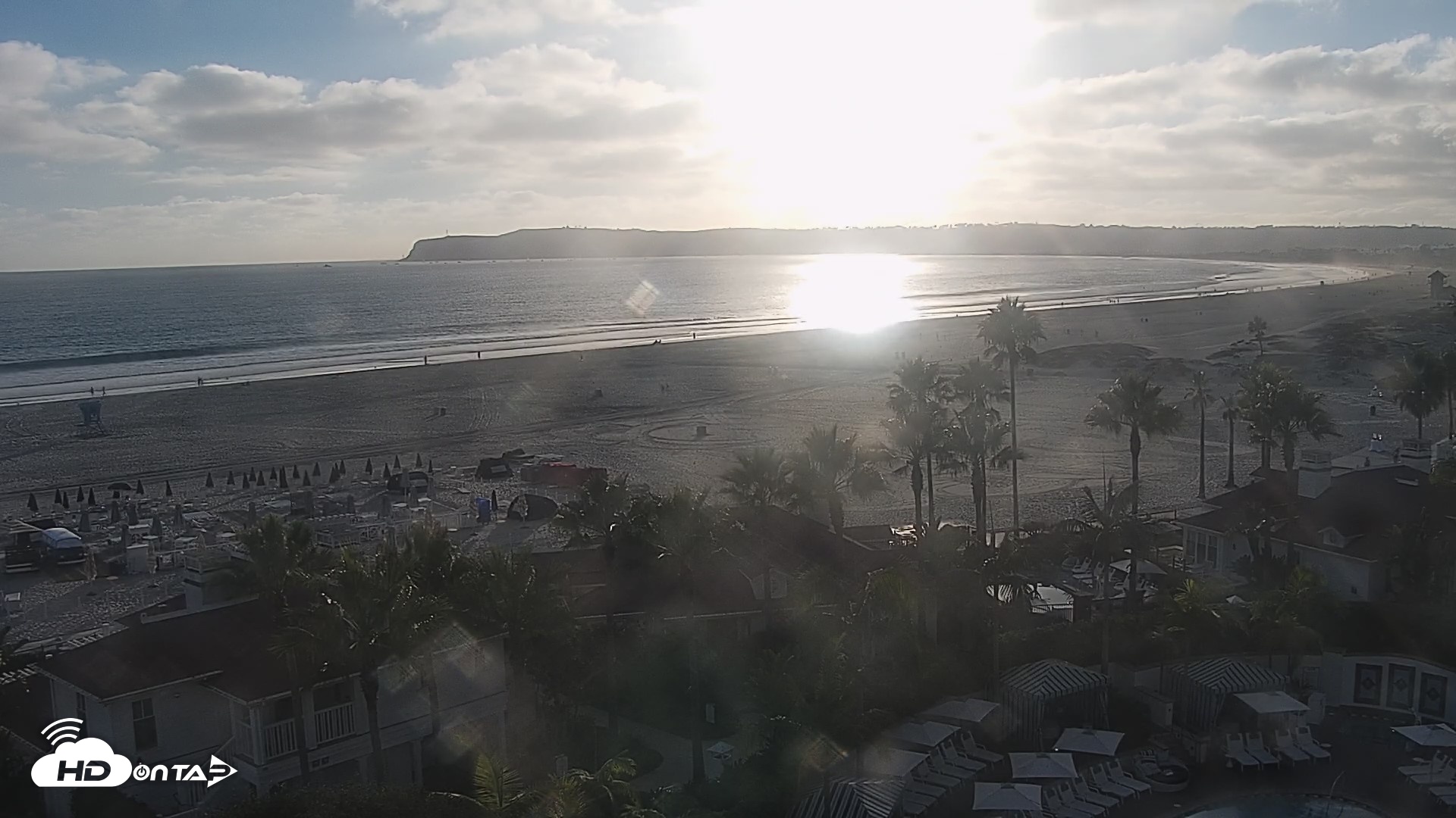 Snapshot of Hotel Del Coronado North Roaming Live Cam taken Sep 3, 2026, 6:23pm PDT