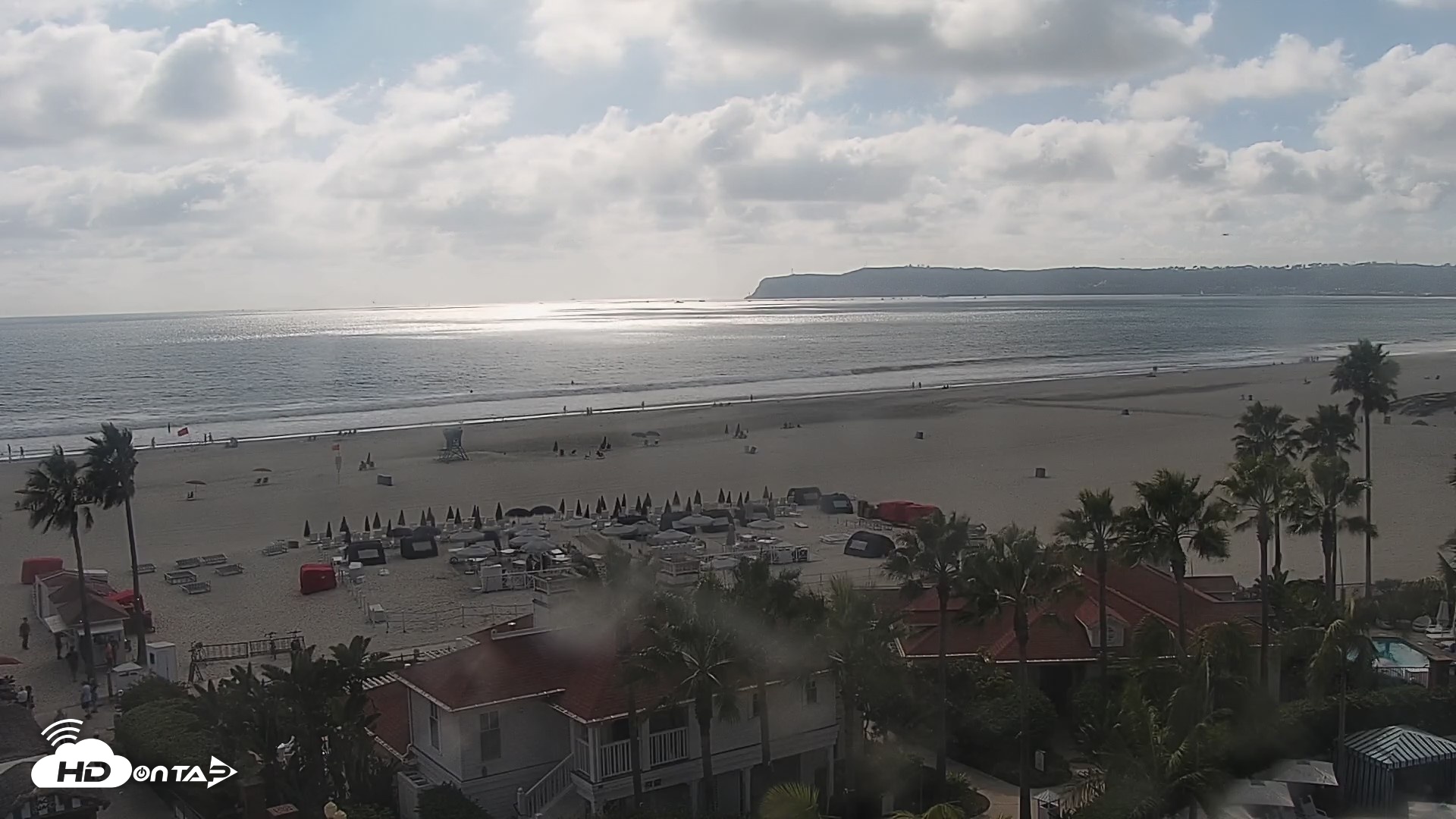 Snapshot of Hotel Del Coronado North Roaming Live Cam taken Sep 22, 2026, 3:55pm PDT