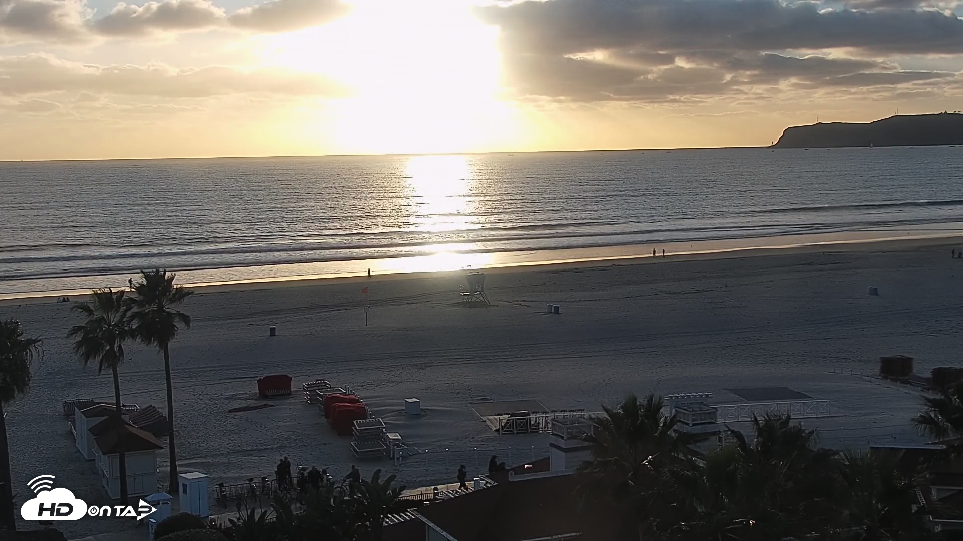 Snapshot of Hotel Del Coronado North Roaming Live Cam taken Jan 8, 2026, 4:31pm PST