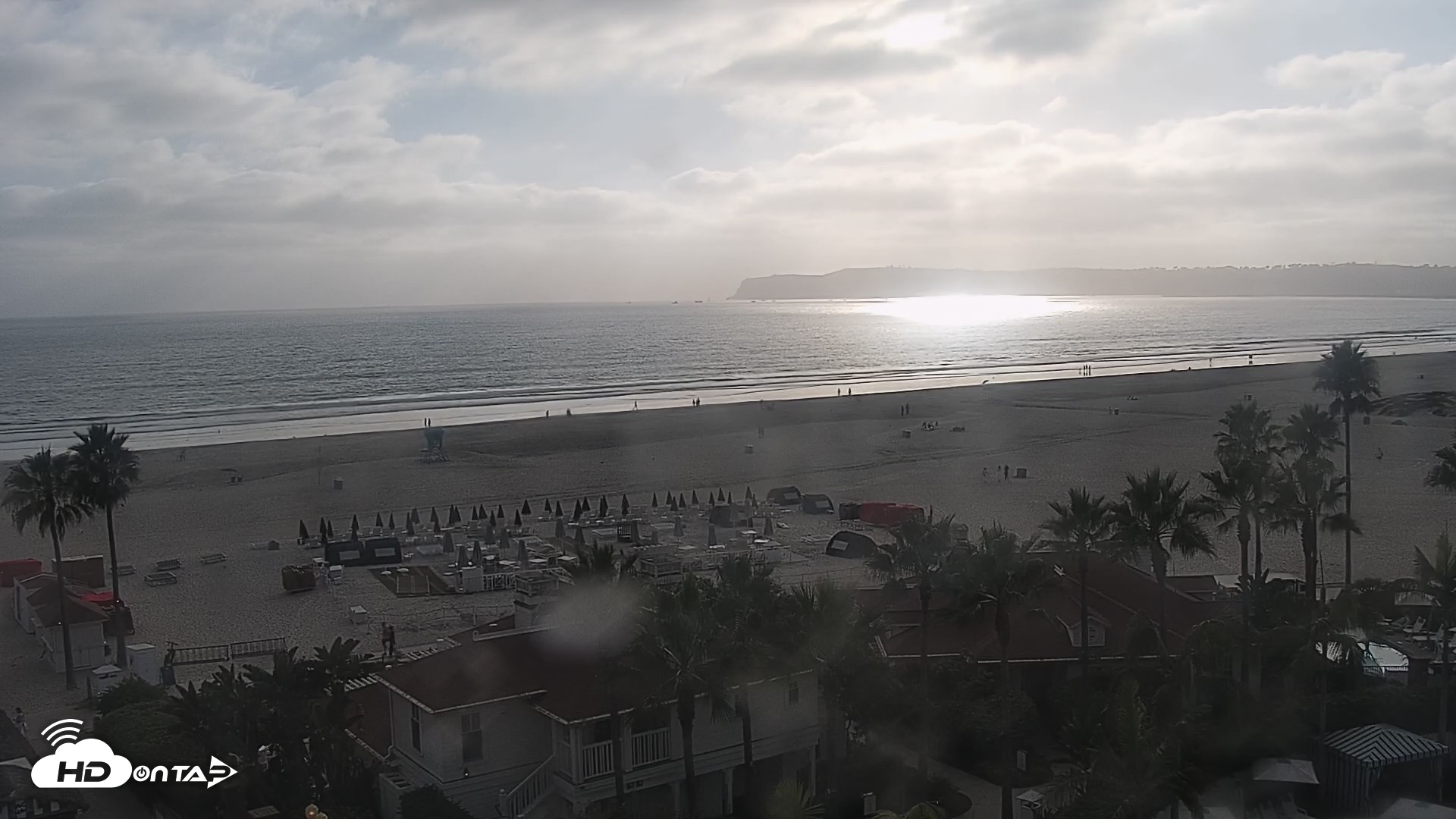 Snapshot of Hotel Del Coronado North Roaming Live Cam taken Sep 14, 2026, 5:40pm PDT