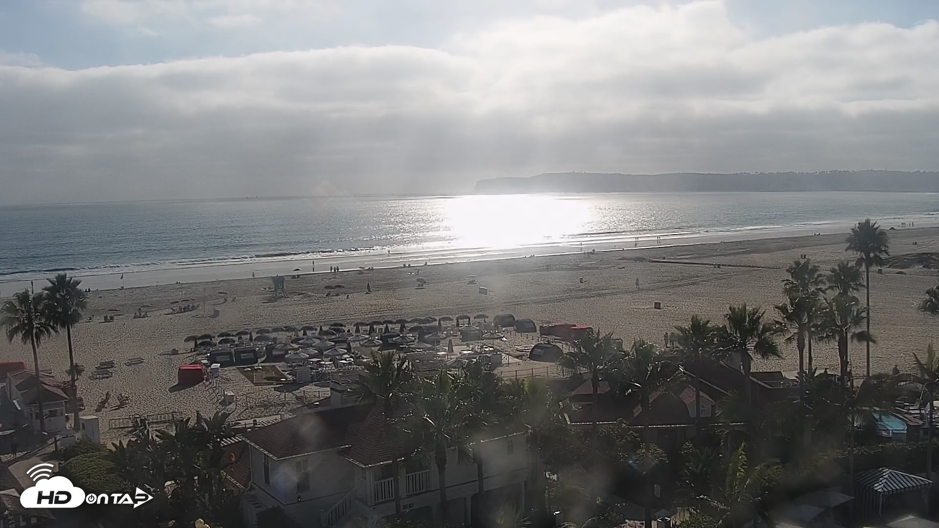 Snapshot of Hotel Del Coronado North Roaming Live Cam taken Sep 12, 2026, 4:50pm PDT
