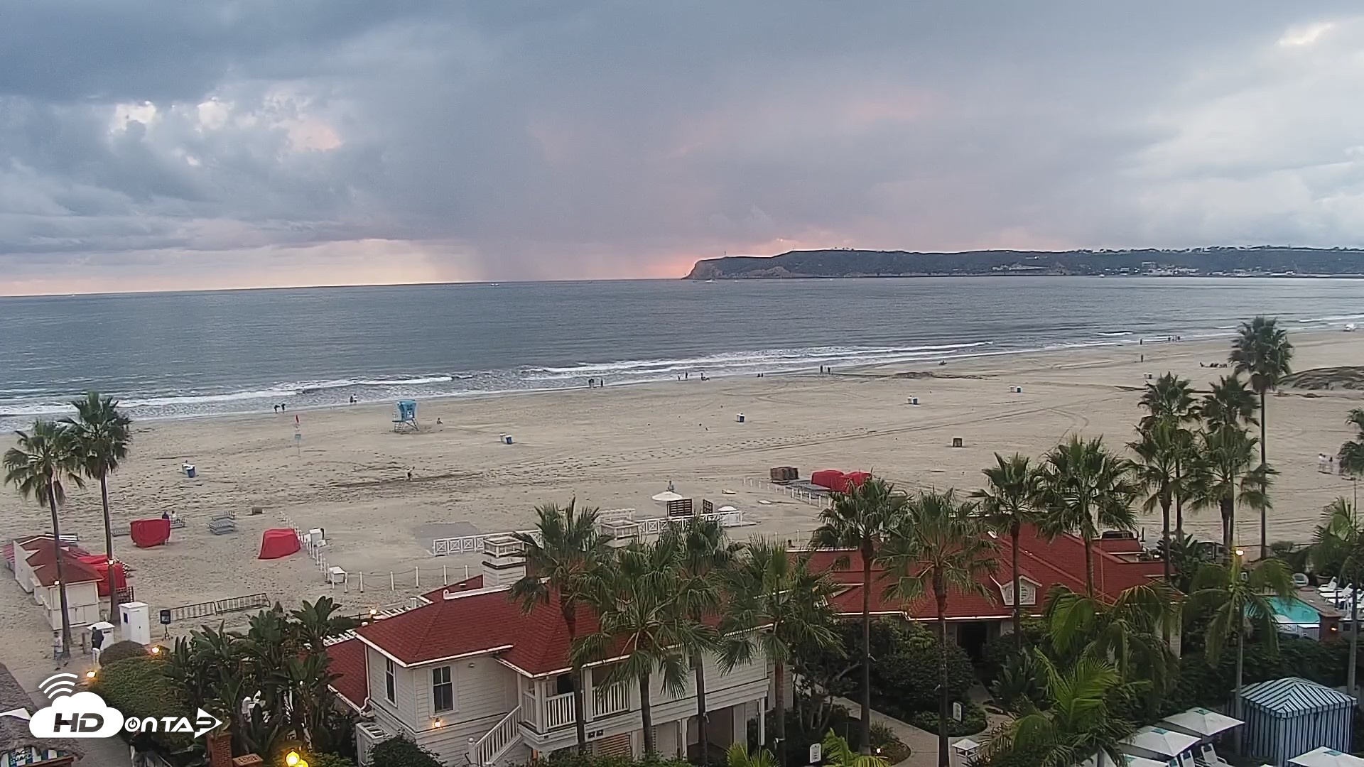 Snapshot of Hotel Del Coronado North Roaming Live Cam taken Oct 23, 2026, 6:06pm PDT