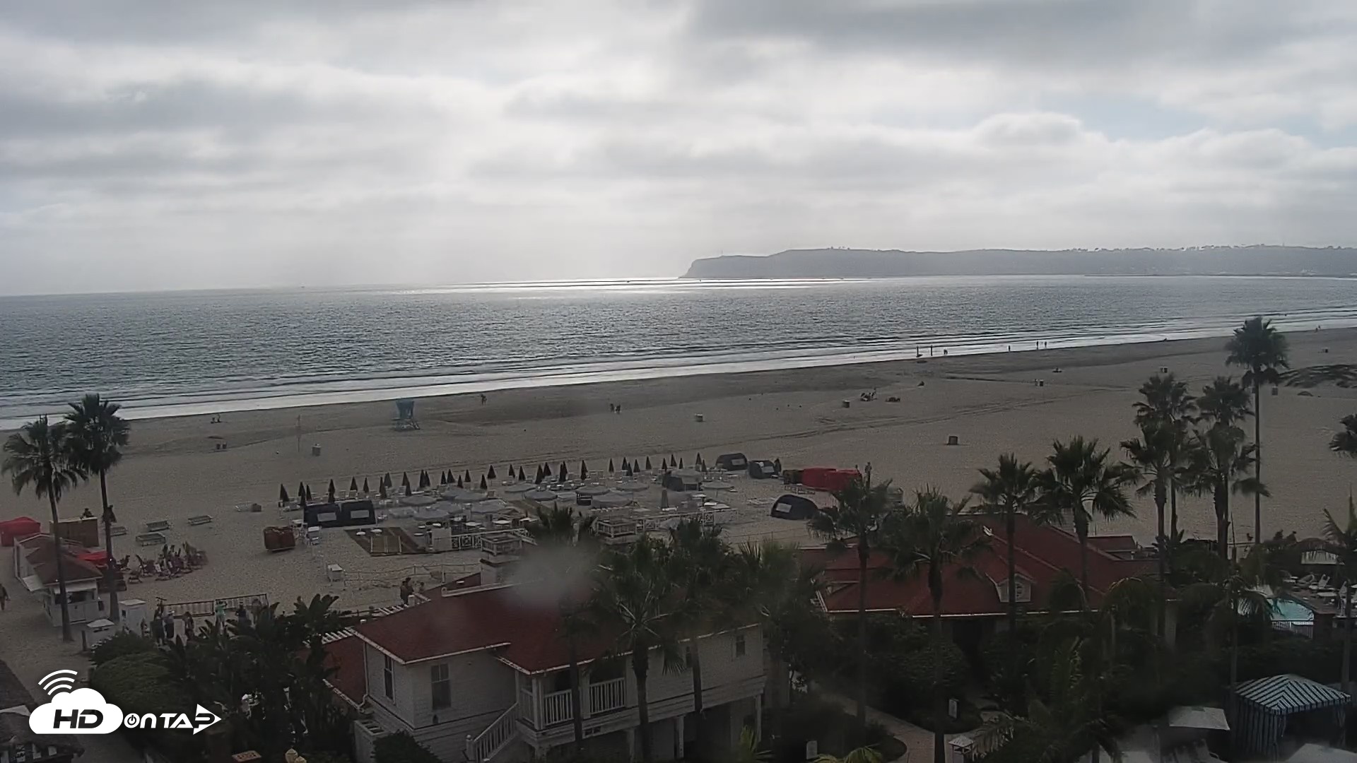 Snapshot of Hotel Del Coronado North Roaming Live Cam taken Sep 14, 2026, 4:35pm PDT