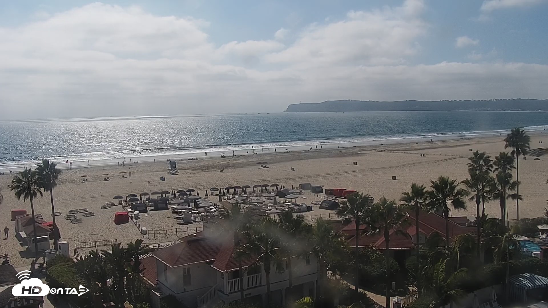 Snapshot of Hotel Del Coronado North Roaming Live Cam taken Sep 23, 2026, 3:08pm PDT