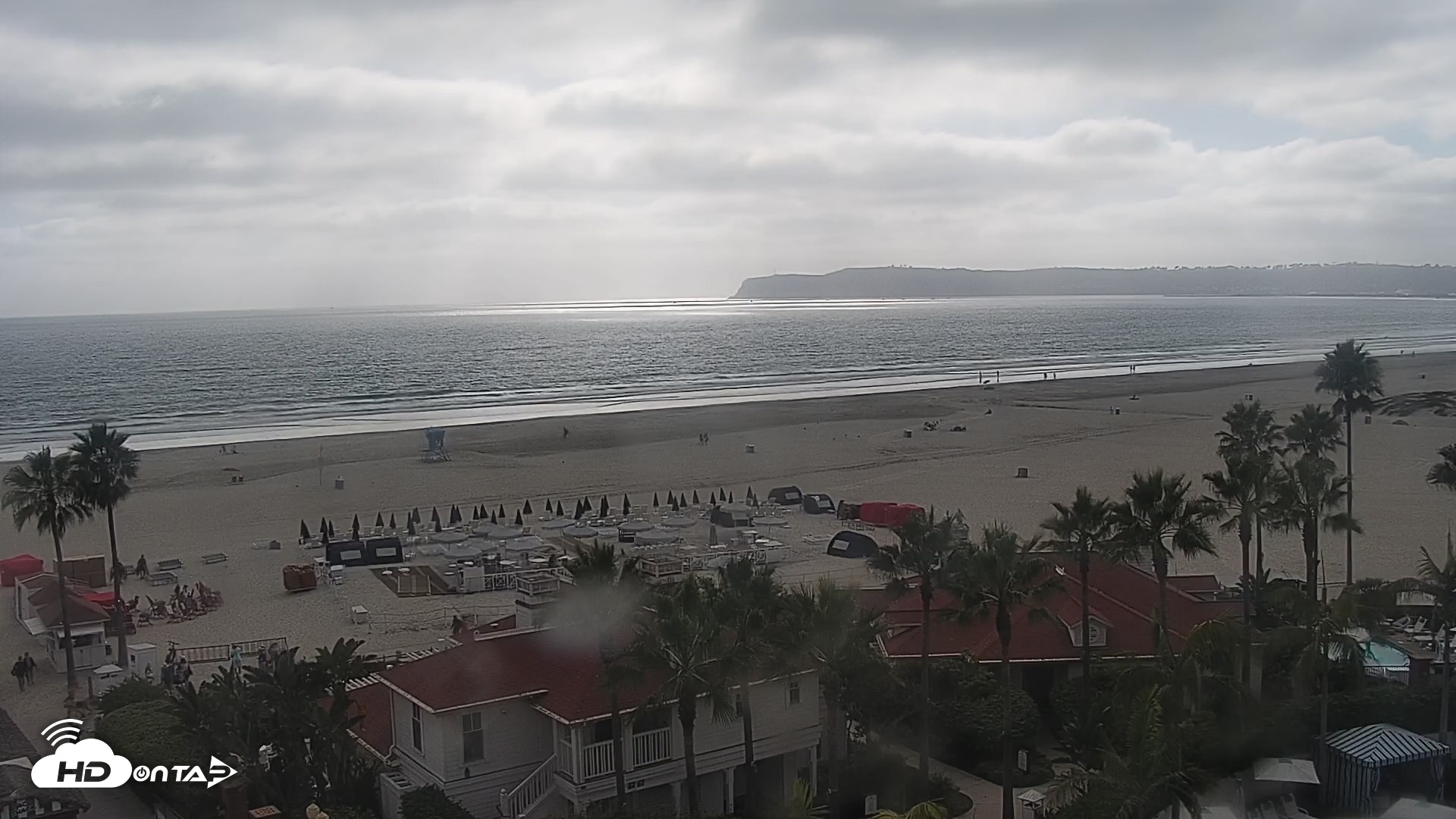 Snapshot of Hotel Del Coronado North Roaming Live Cam taken Sep 14, 2026, 4:35pm PDT